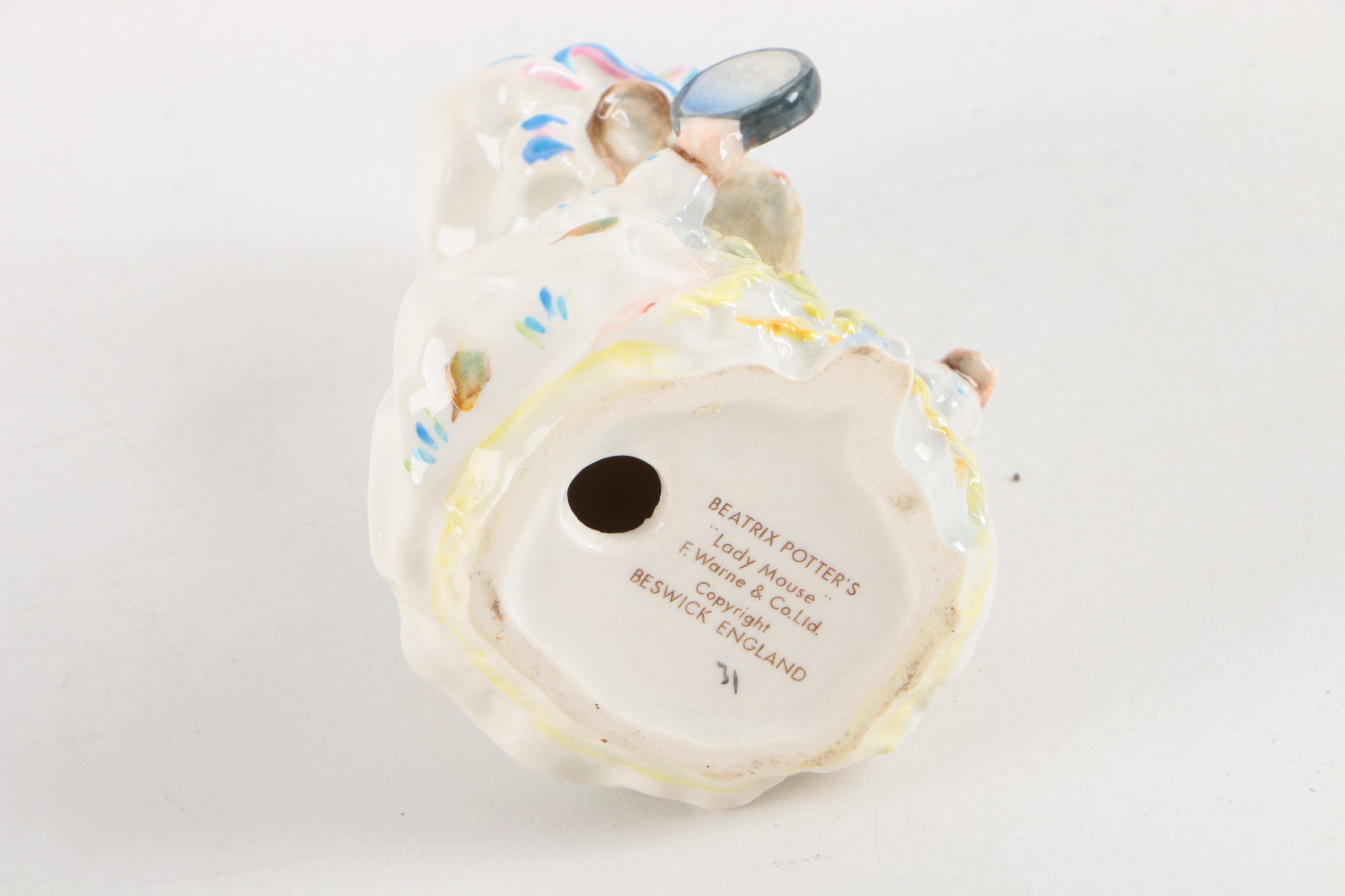 Collection of Beatrix Potter Ceramic Figurines