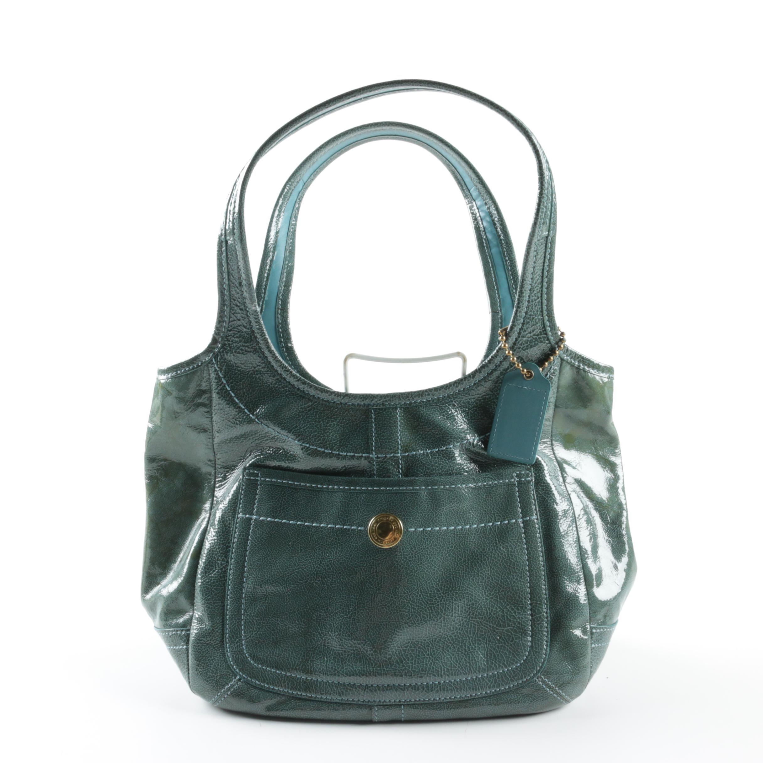 Coach Legacy Ergo Patent Leather Tote Bag