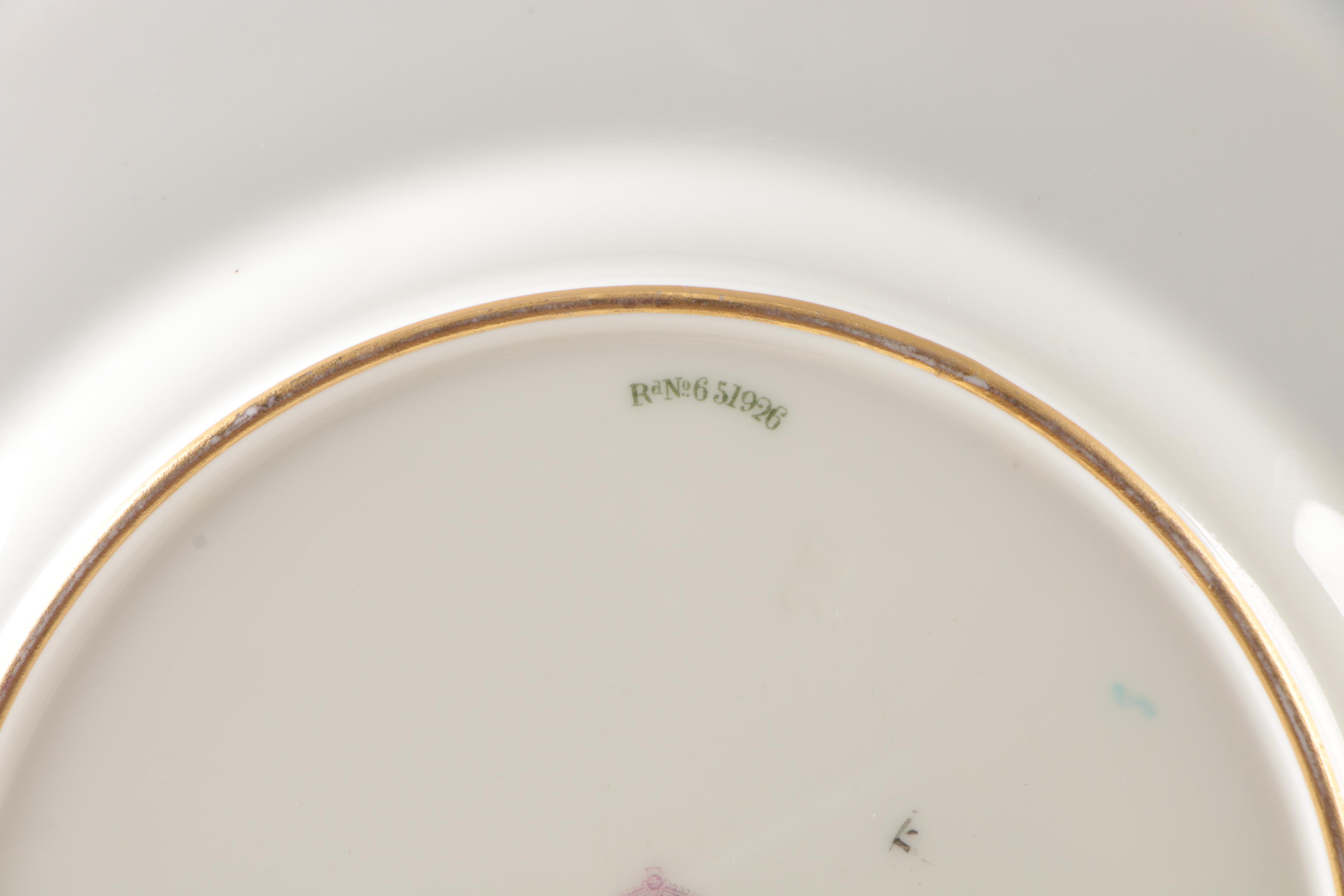 Vintage Royal Worcester Porcelain Plates