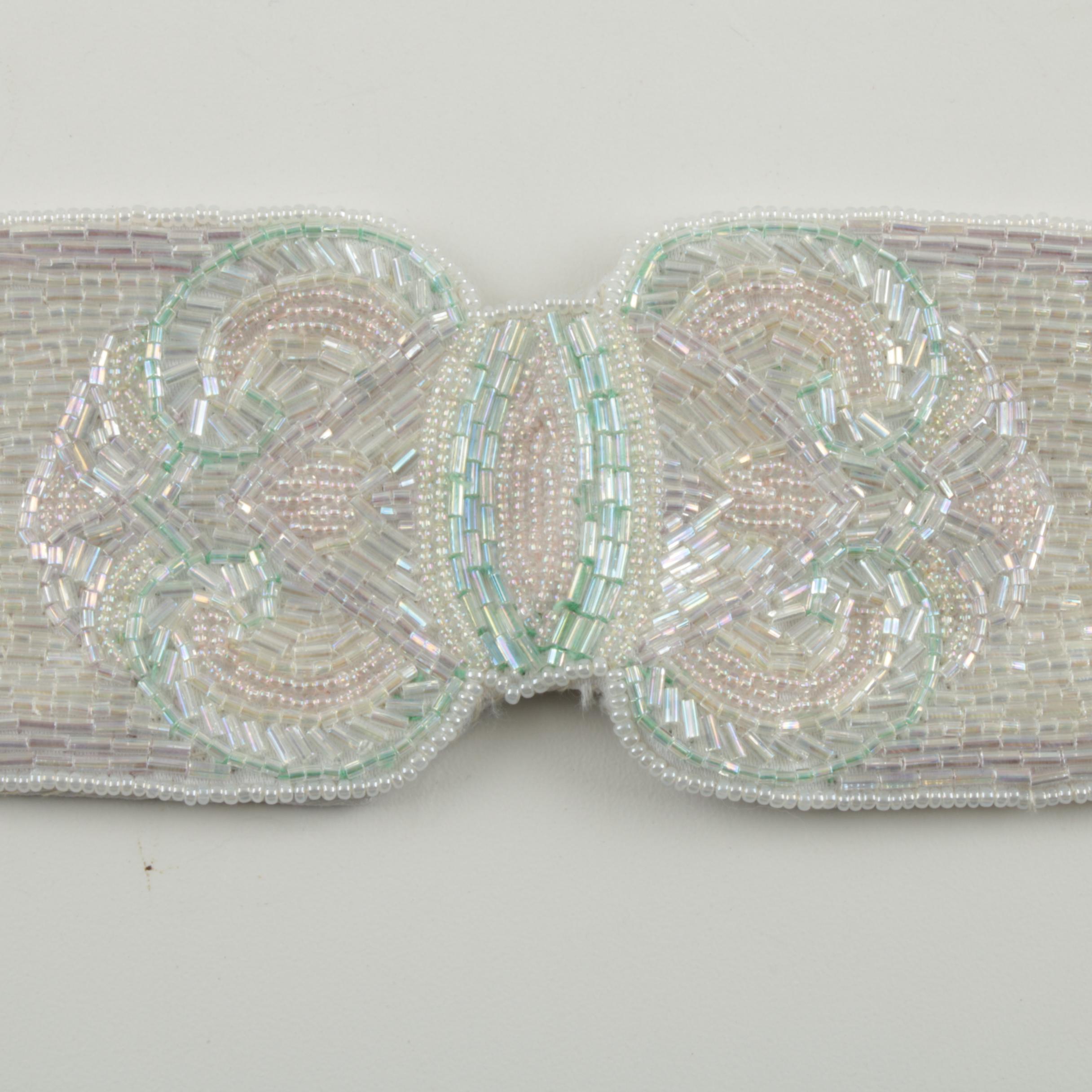 Vintage Christian Dior Ceintures Beaded Belt Piece