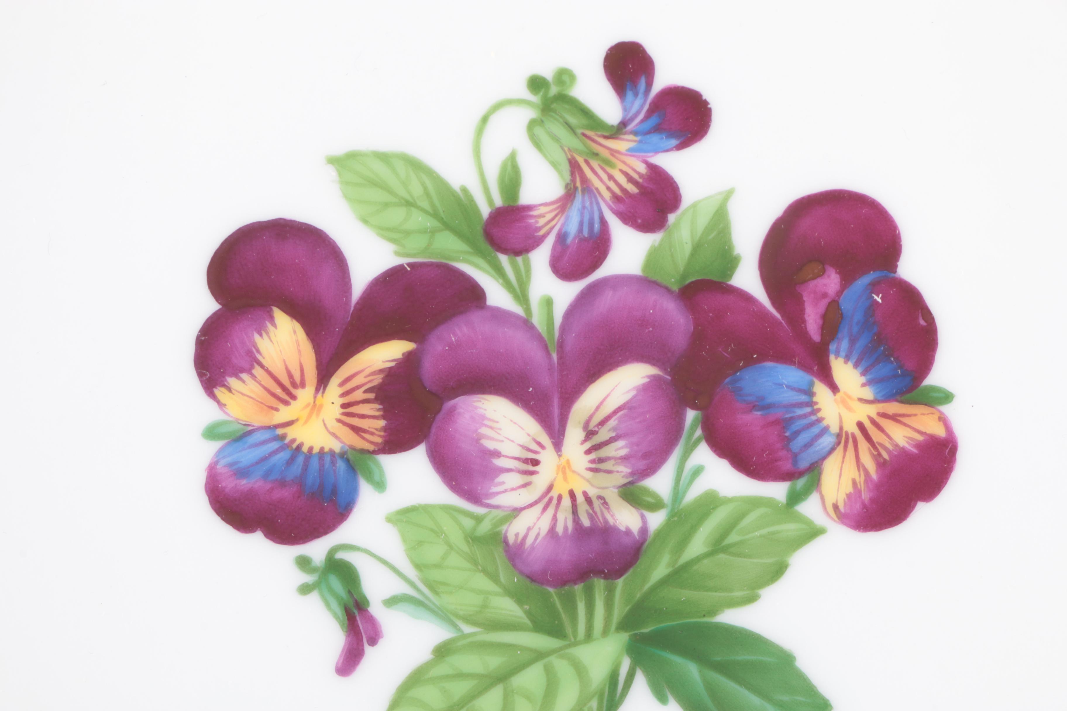 Königliche Porzellan Manufaktur Porcelain Shallow Bowls