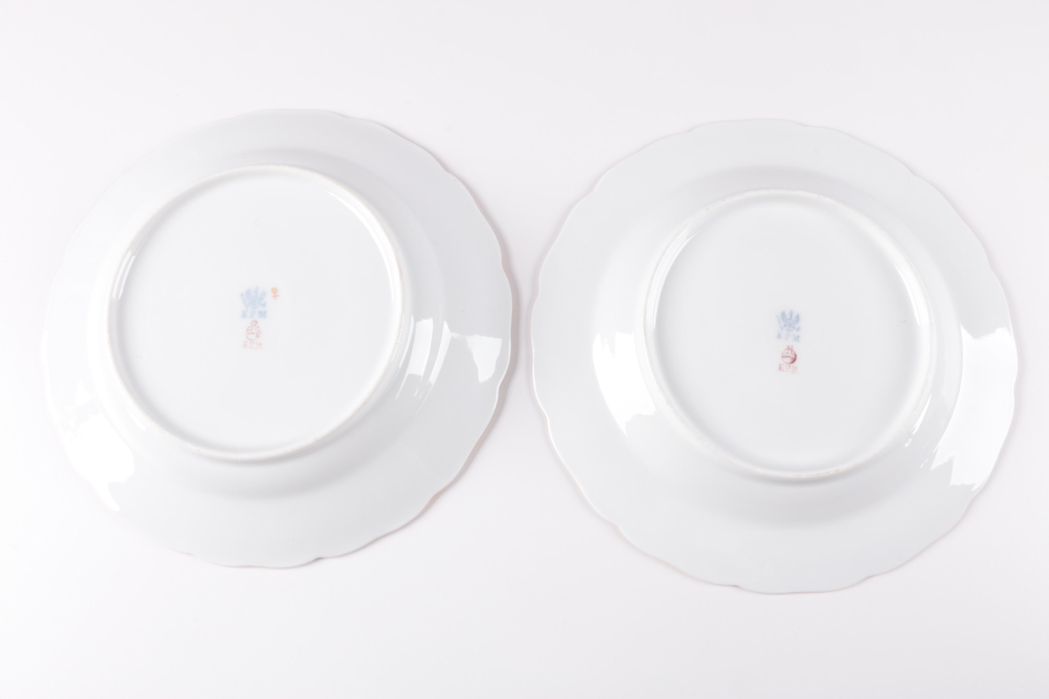 Königliche Porzellan Manufaktur Porcelain Shallow Bowls