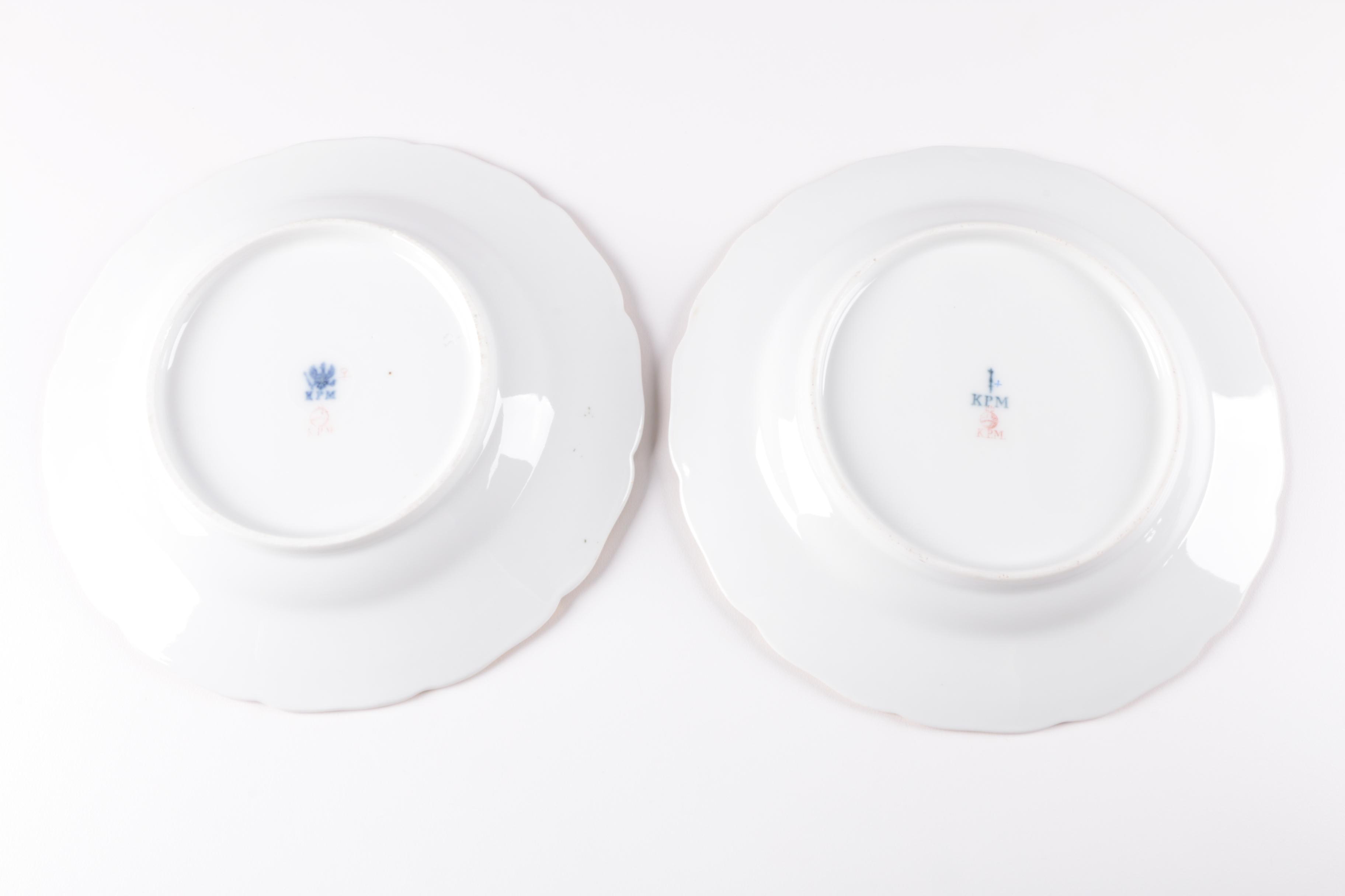 Königliche Porzellan Manufaktur Porcelain Shallow Bowls