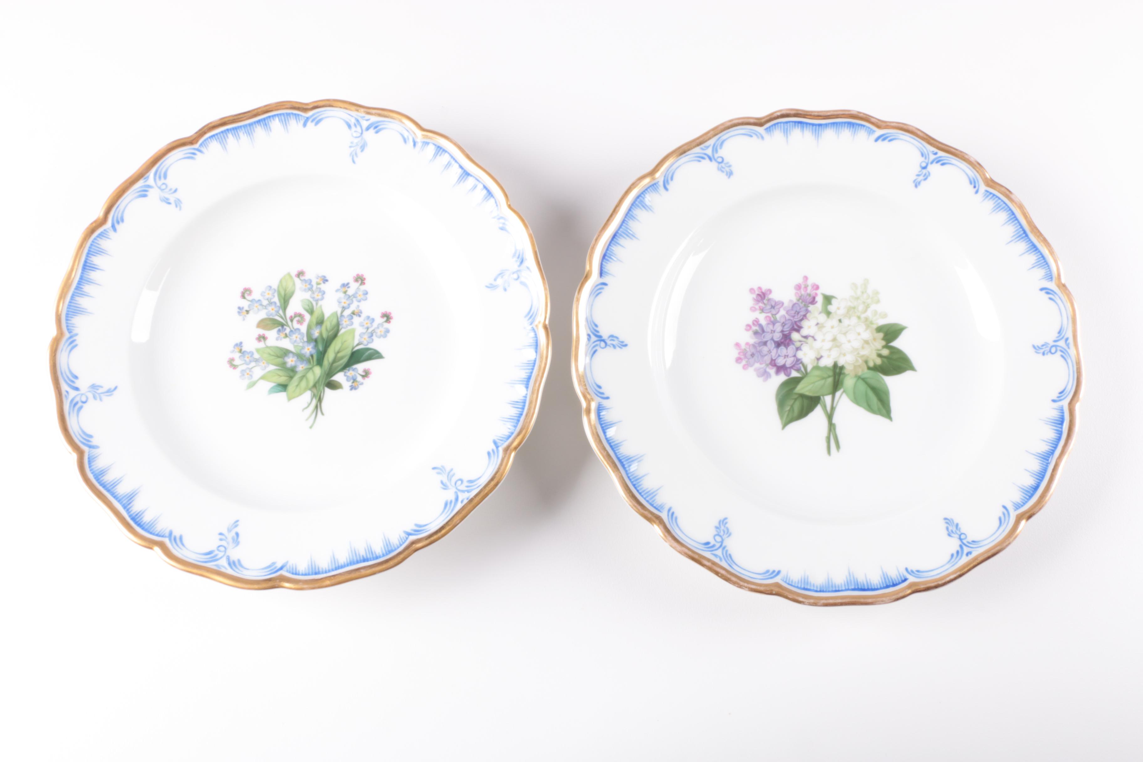 Königliche Porzellan Manufaktur Porcelain Shallow Bowls