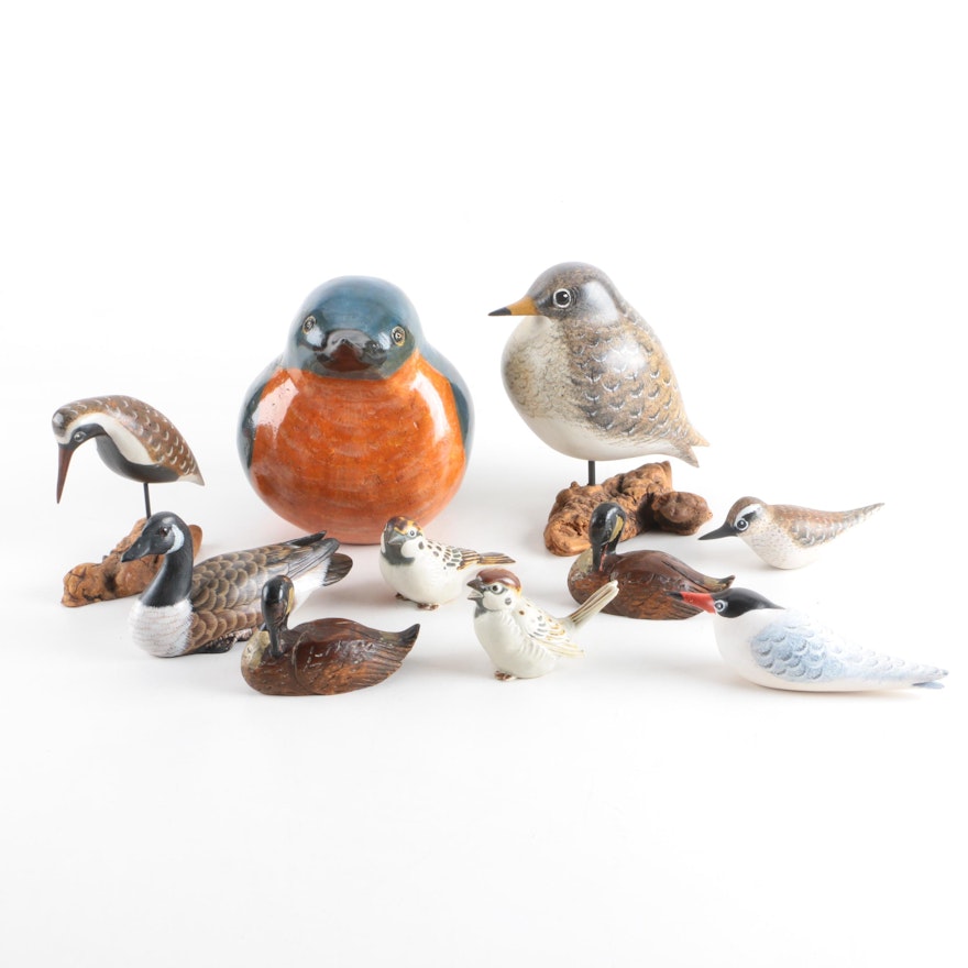 Collection of Bird and Duck Figurines