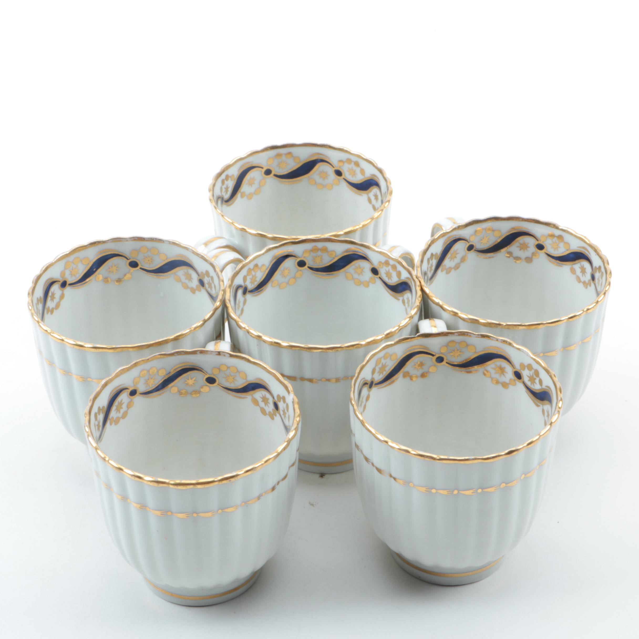 Collection of Antique Demitasse Cups and Saucers