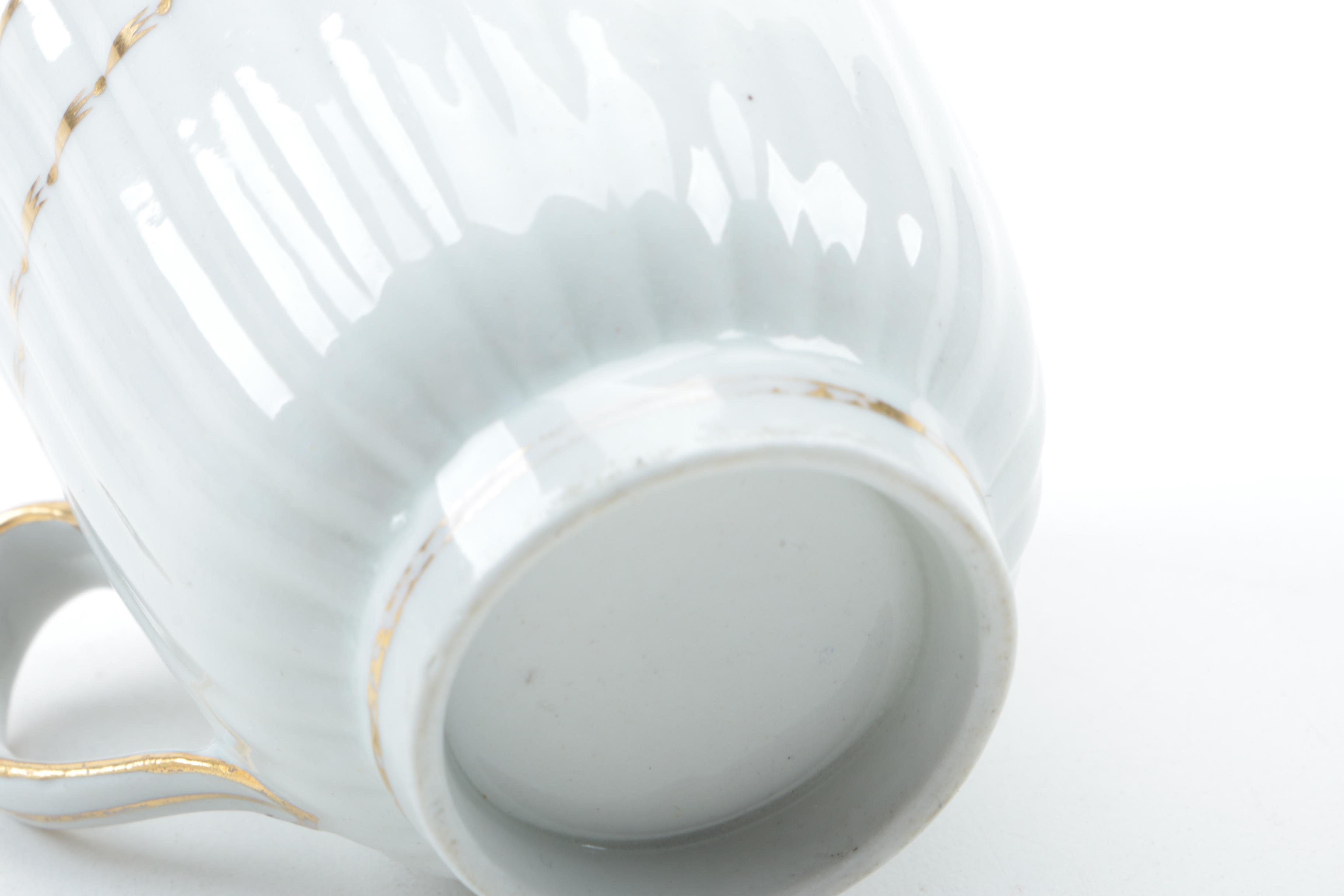 Collection of Antique Demitasse Cups and Saucers