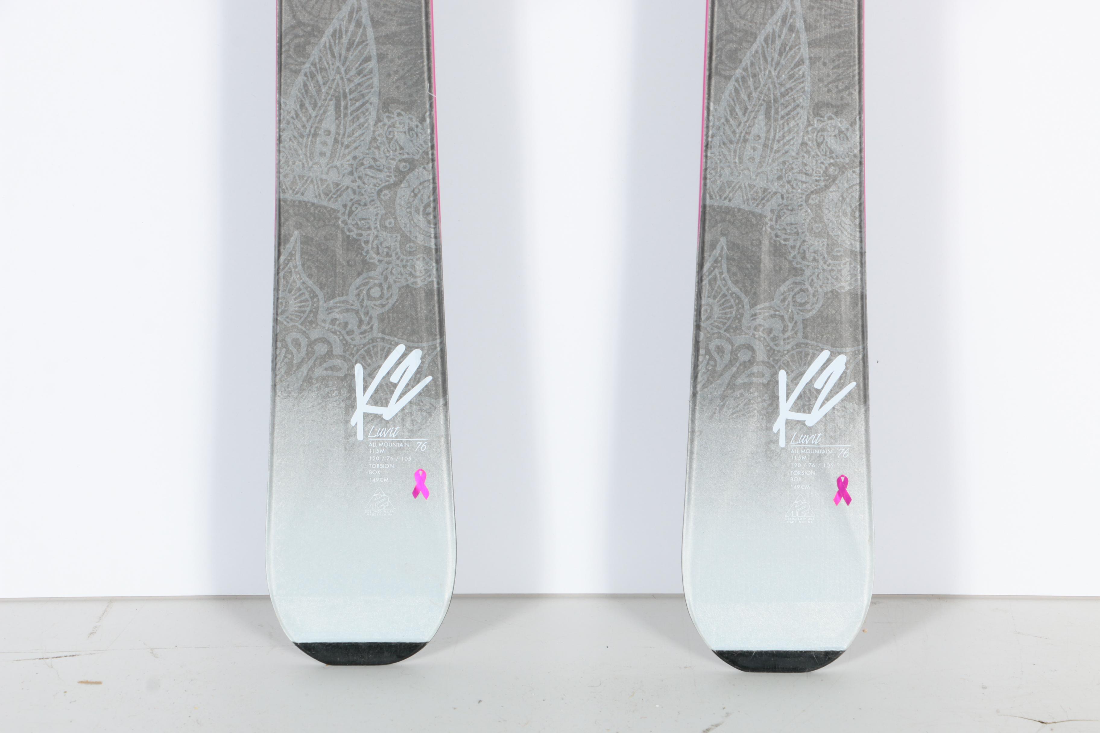 K2 Luvit All Mountain 76 Women's Skis with Marker Bindings