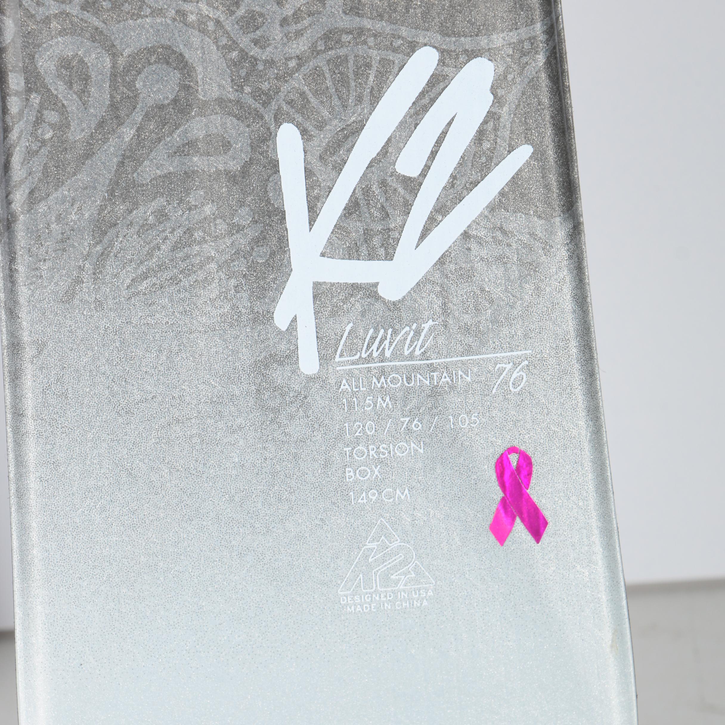 K2 Luvit All Mountain 76 Women's Skis with Marker Bindings