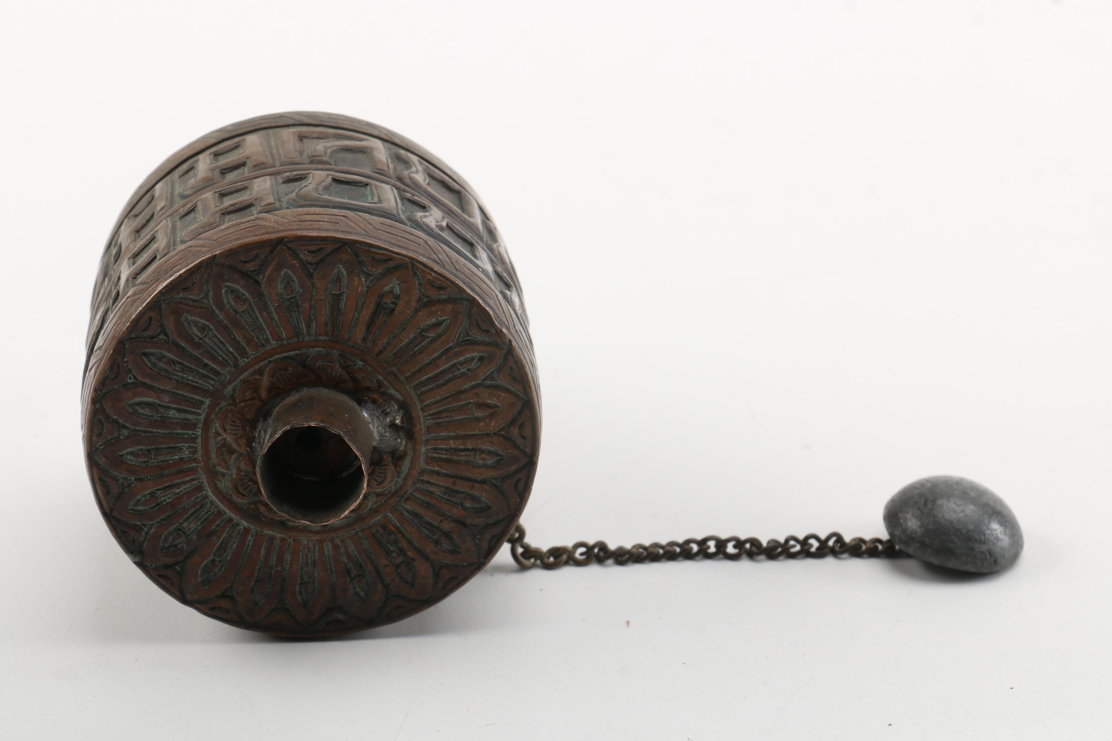 Tibetan Buddhist Mani Hand Prayer Wheel