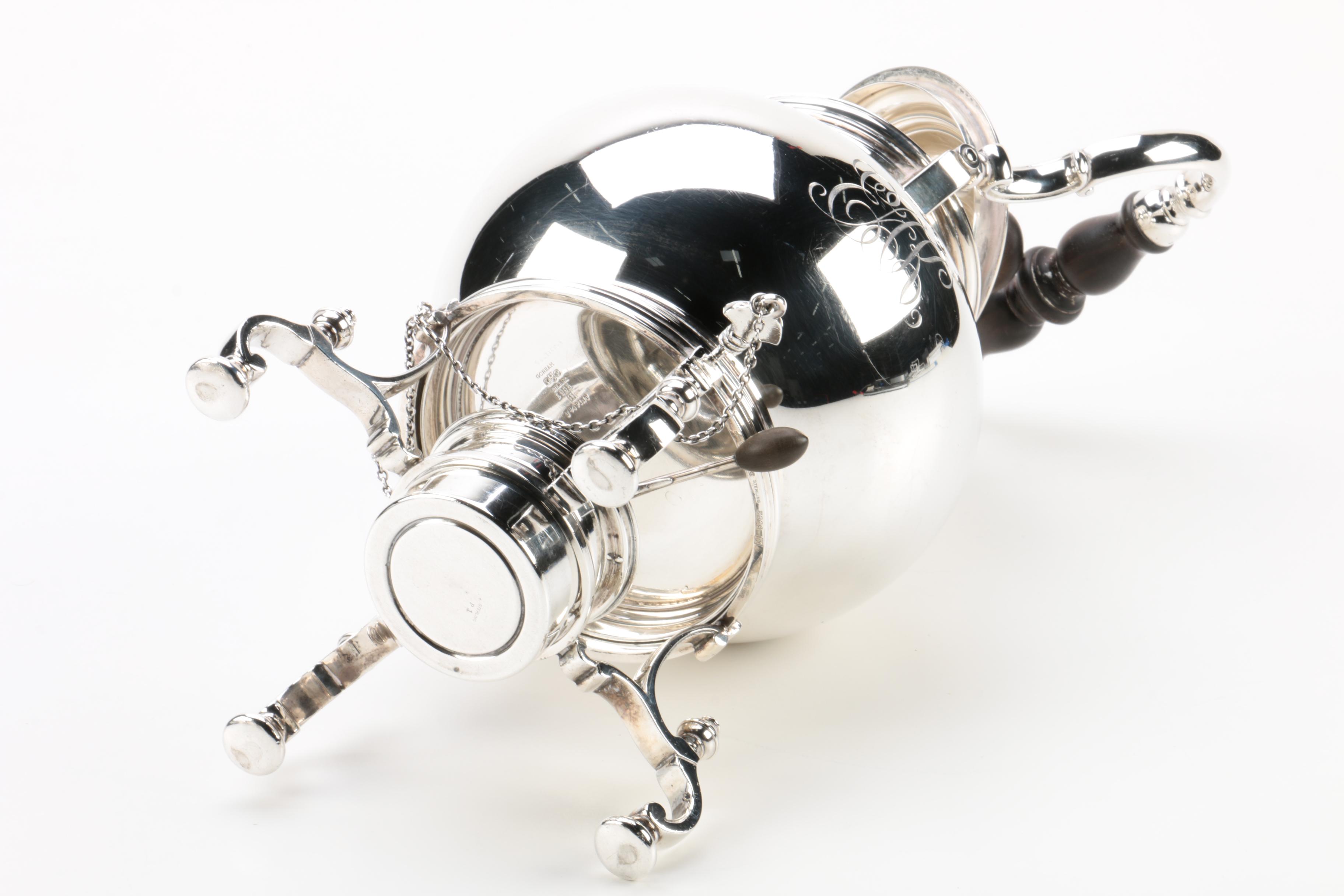 Early 1940s - Early 1950s Gorham Sterling Silver Coffee and Tea Set