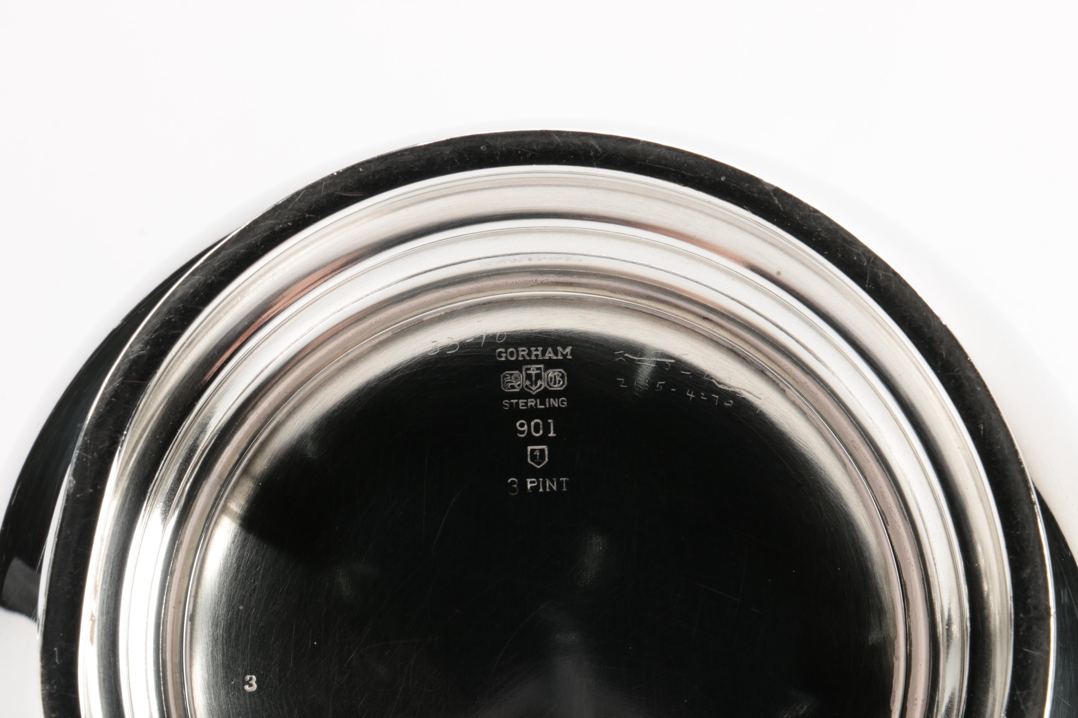 Early 1940s - Early 1950s Gorham Sterling Silver Coffee and Tea Set