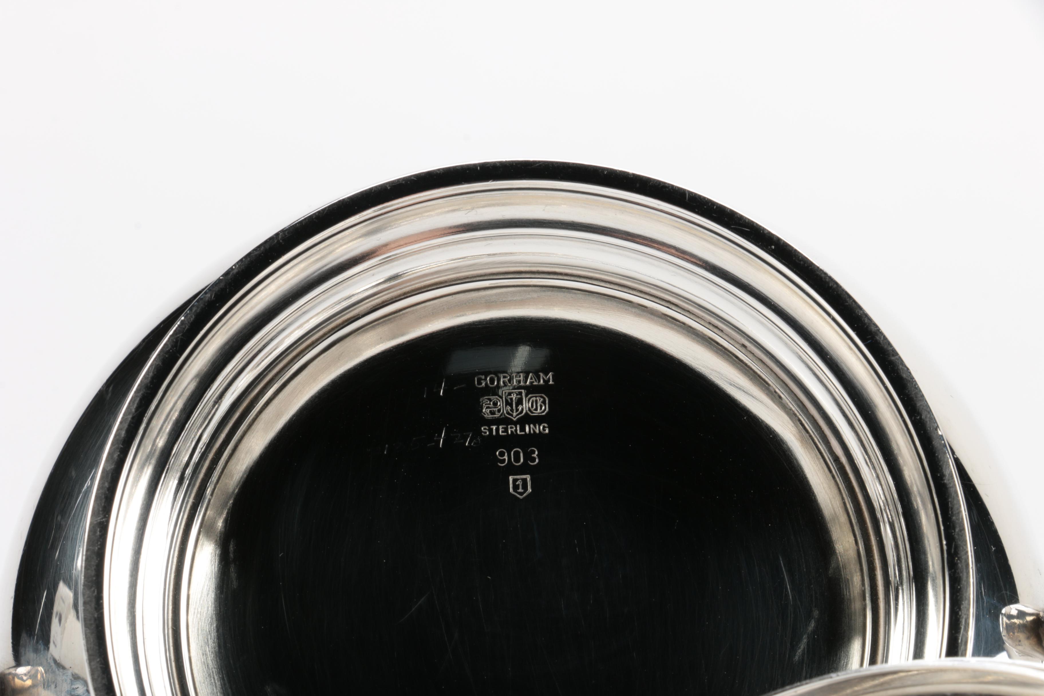 Early 1940s - Early 1950s Gorham Sterling Silver Coffee and Tea Set