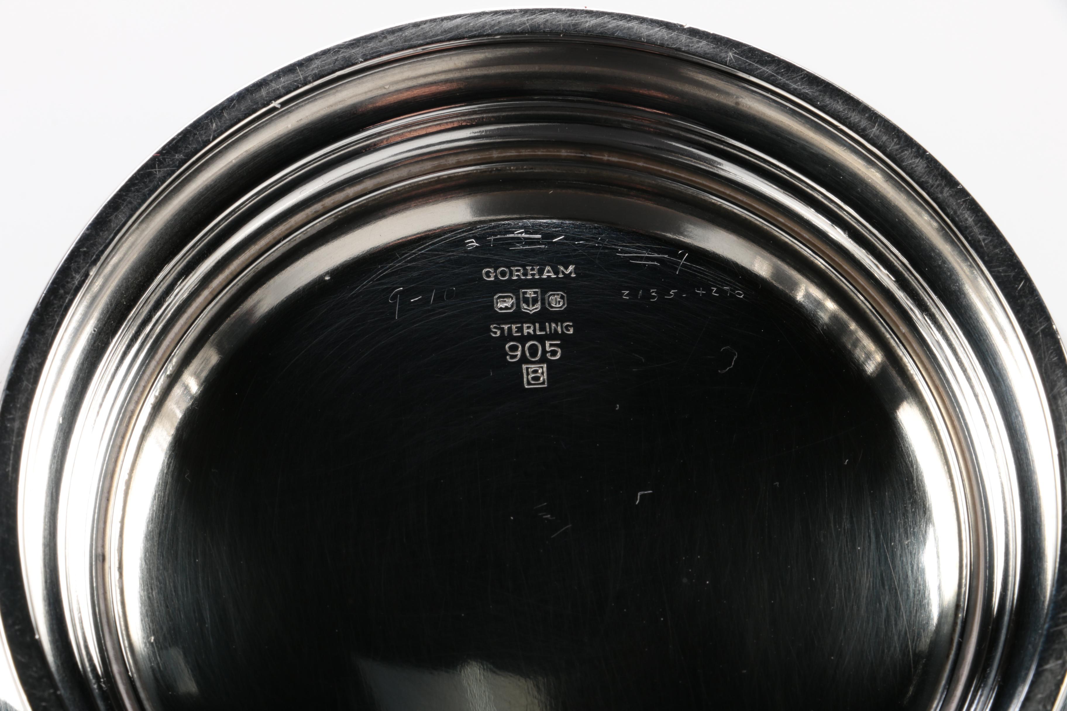 Early 1940s - Early 1950s Gorham Sterling Silver Coffee and Tea Set