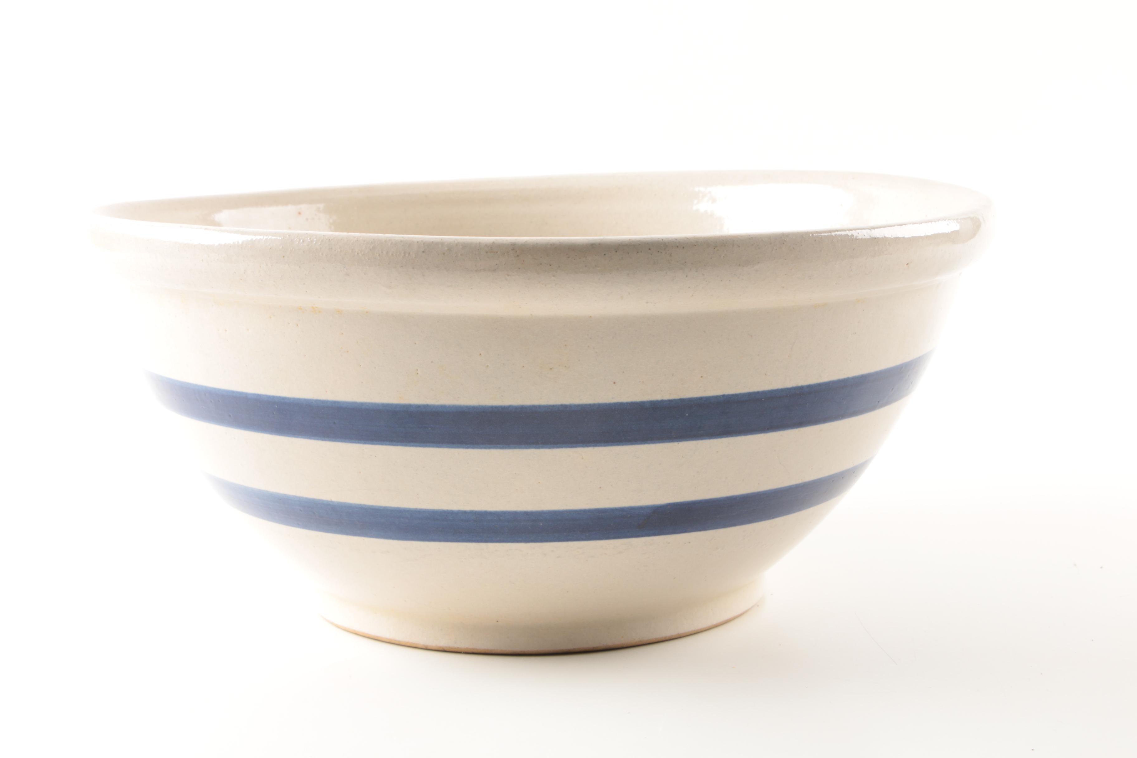 Vintage Green's and Robinson-Ransbottom Pottery Mixing Bowls