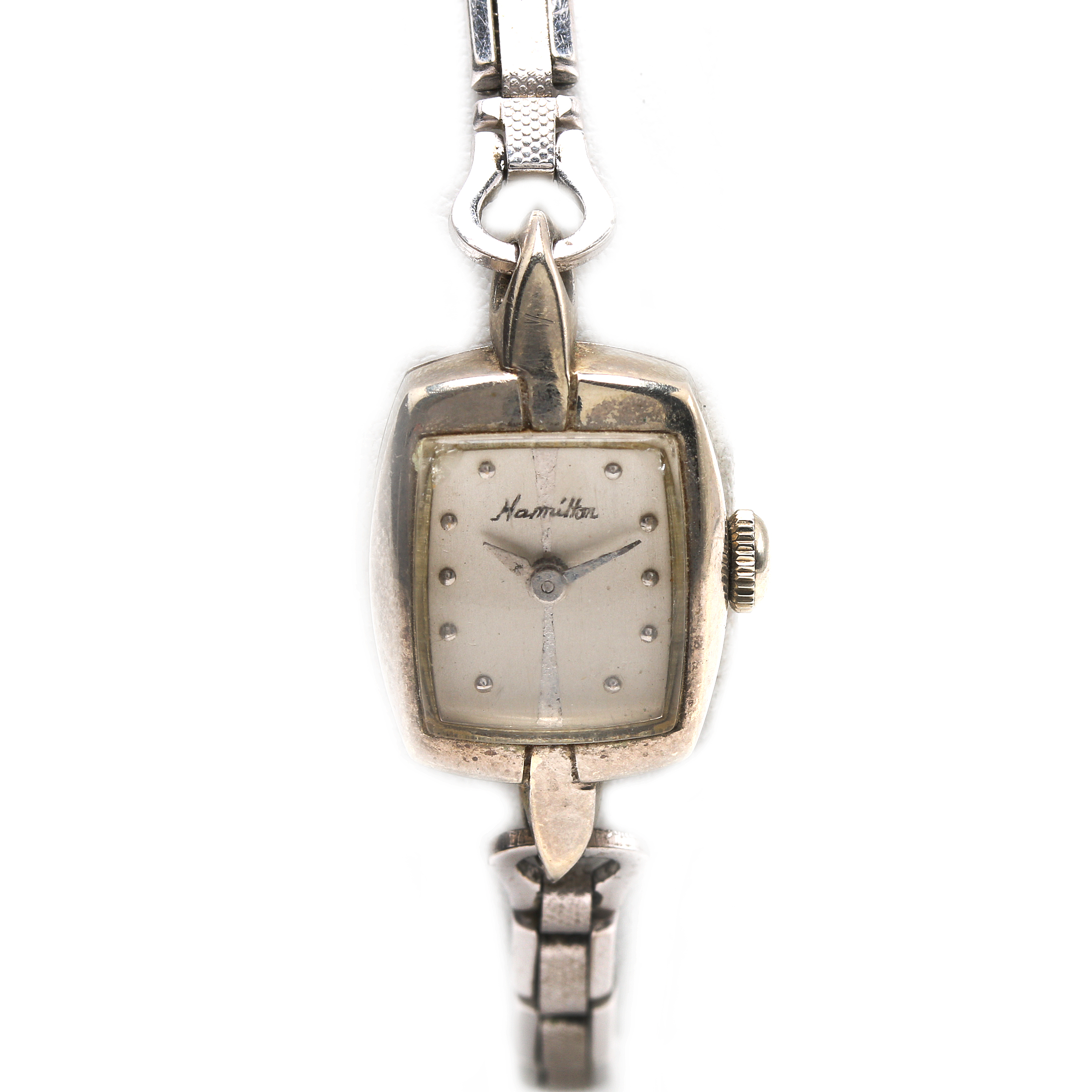 Hamilton 14K White Gold and 10K Gold Filled Watch