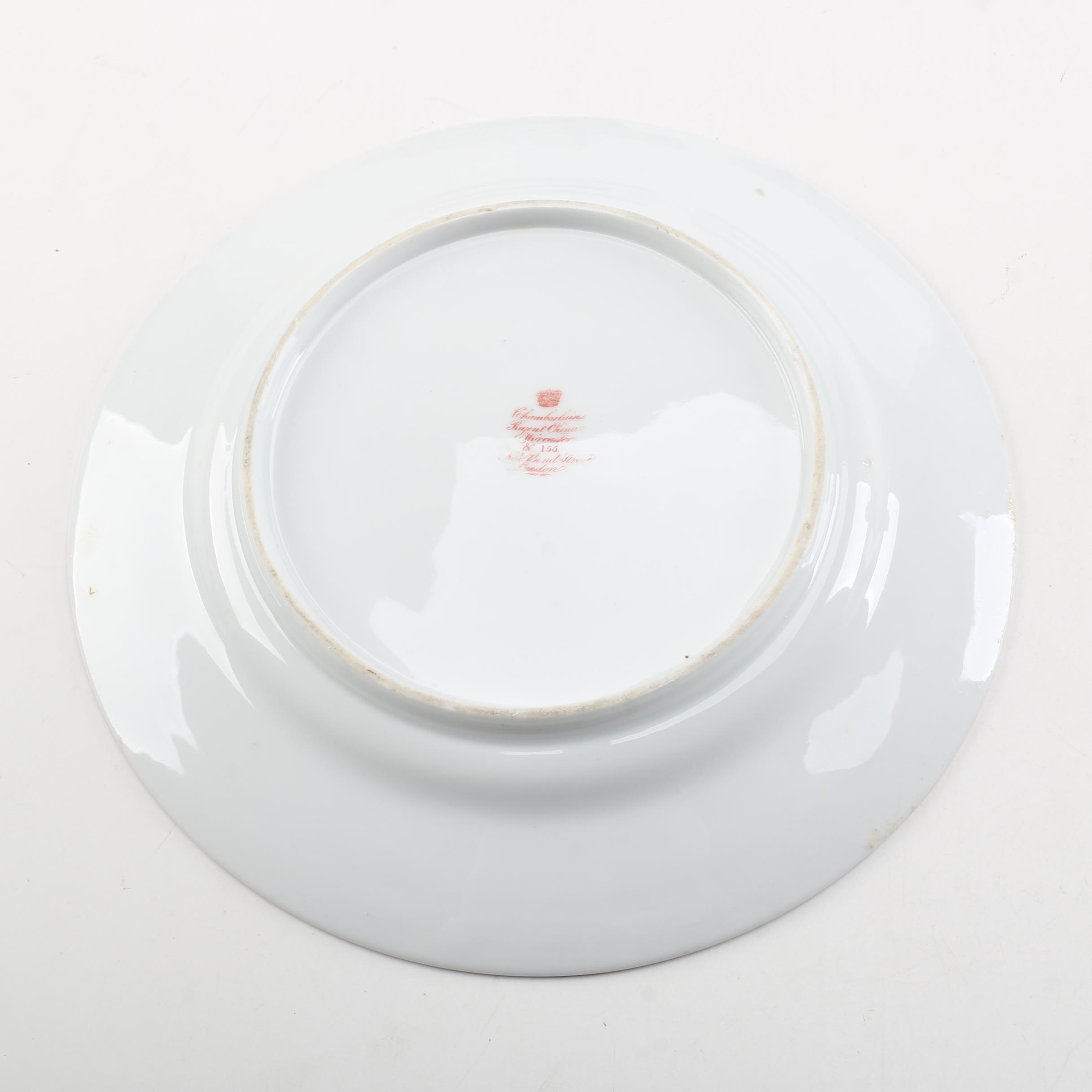 Antique Chamberlains Regent China Dinner Plates 1840-45