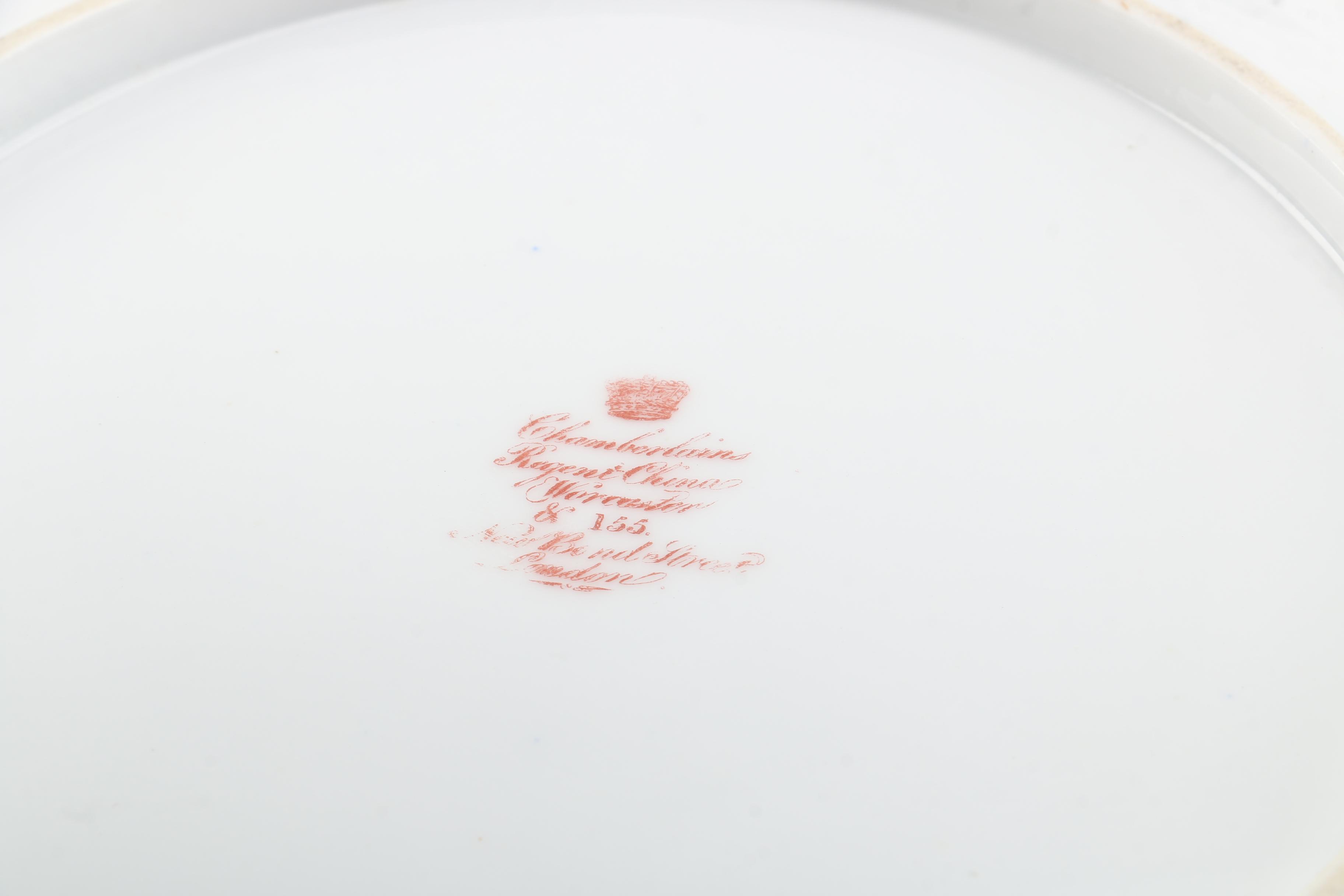 Antique Chamberlains Regent China Dinner Plates 1840-45