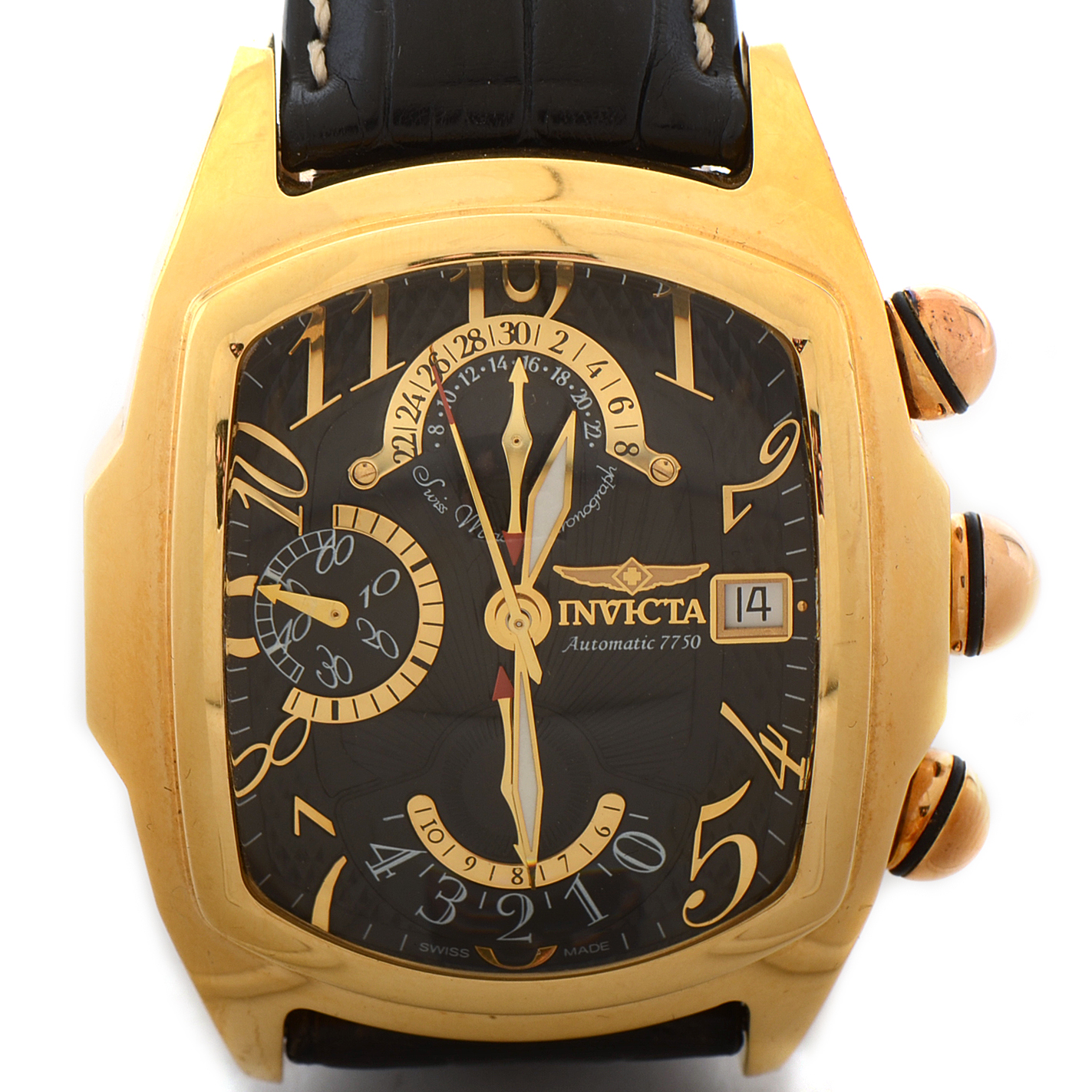 18K Yellow Gold Invicta Dragon Lupah Automatic