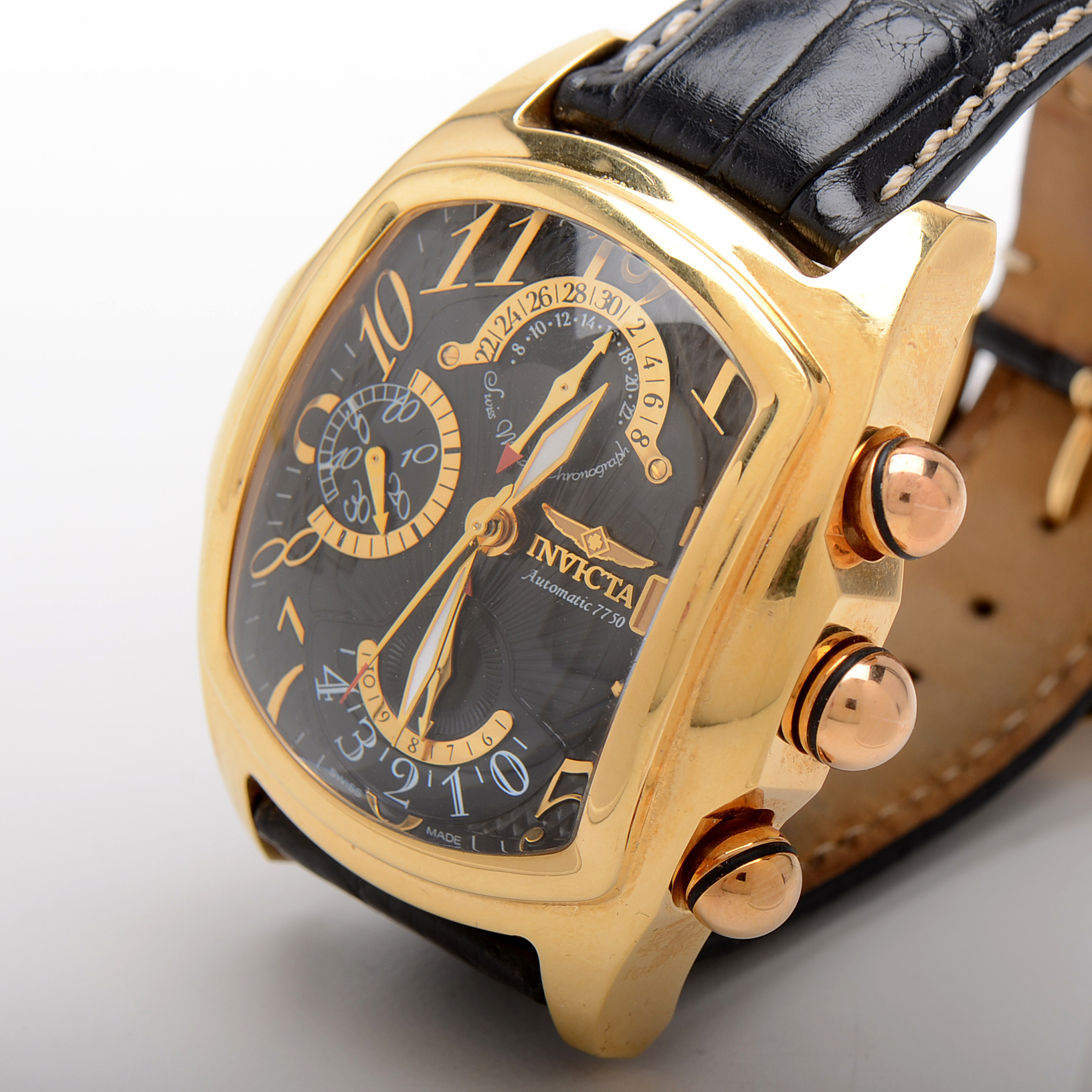 18K Yellow Gold Invicta Dragon Lupah Automatic