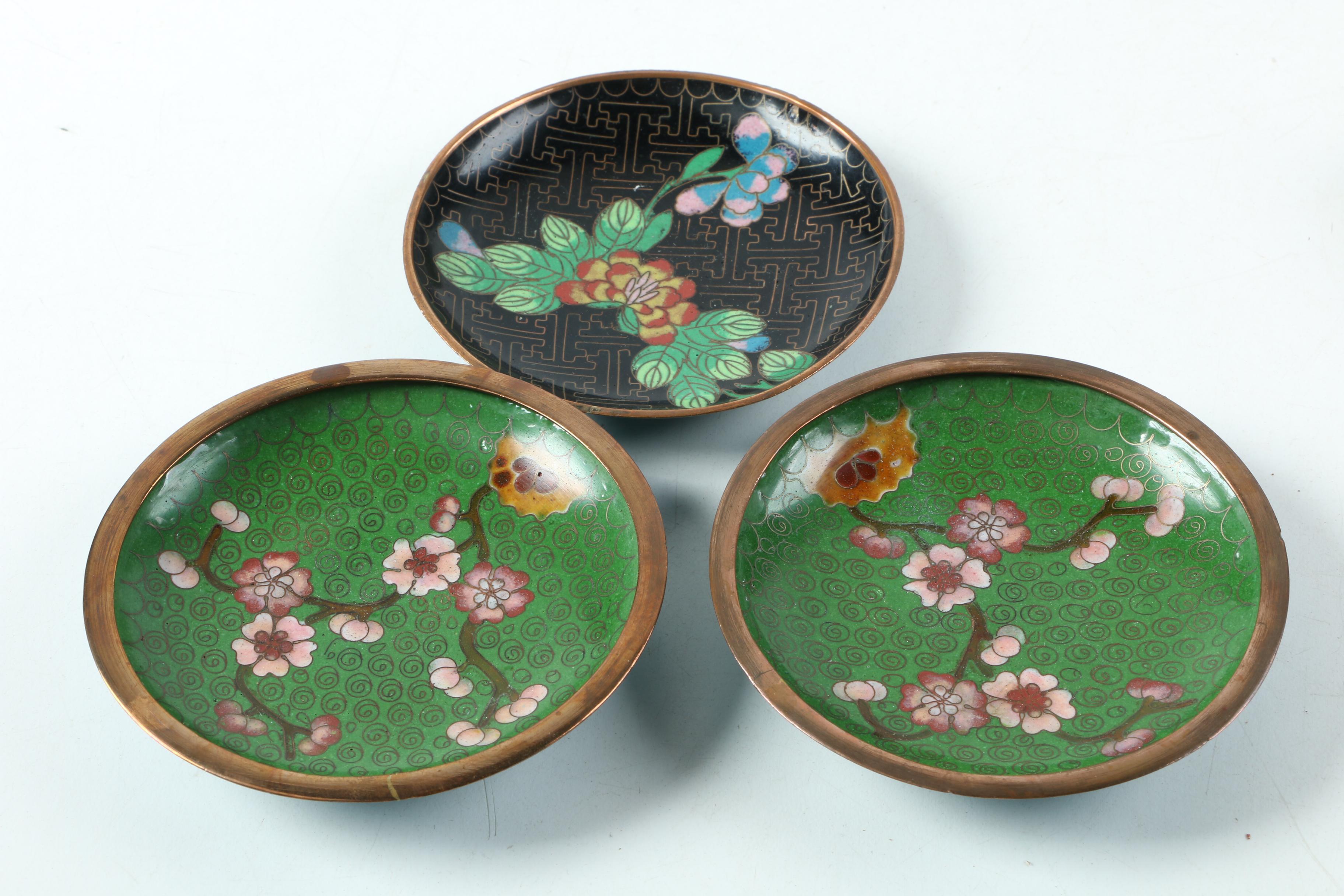 Cloisonné  Smoking Set