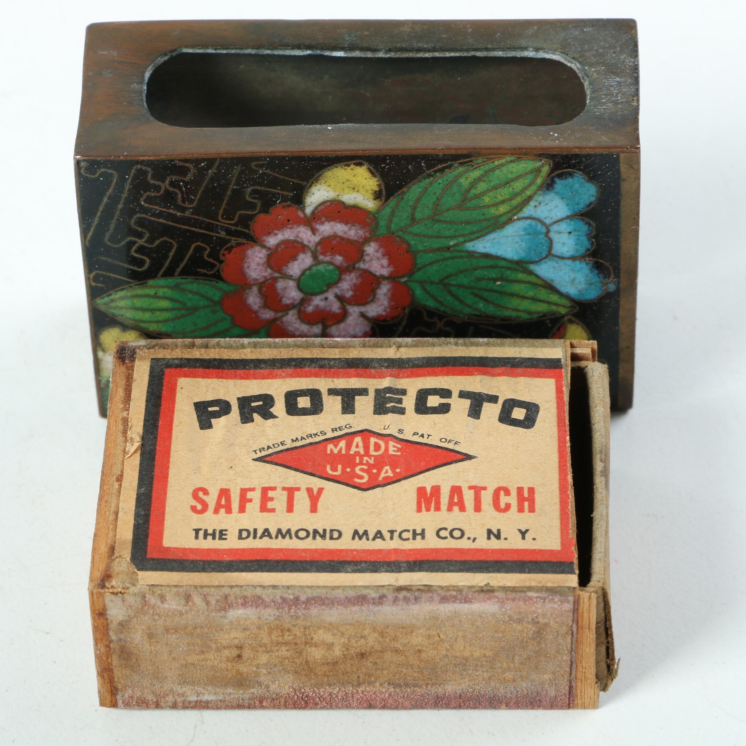 Cloisonné  Smoking Set