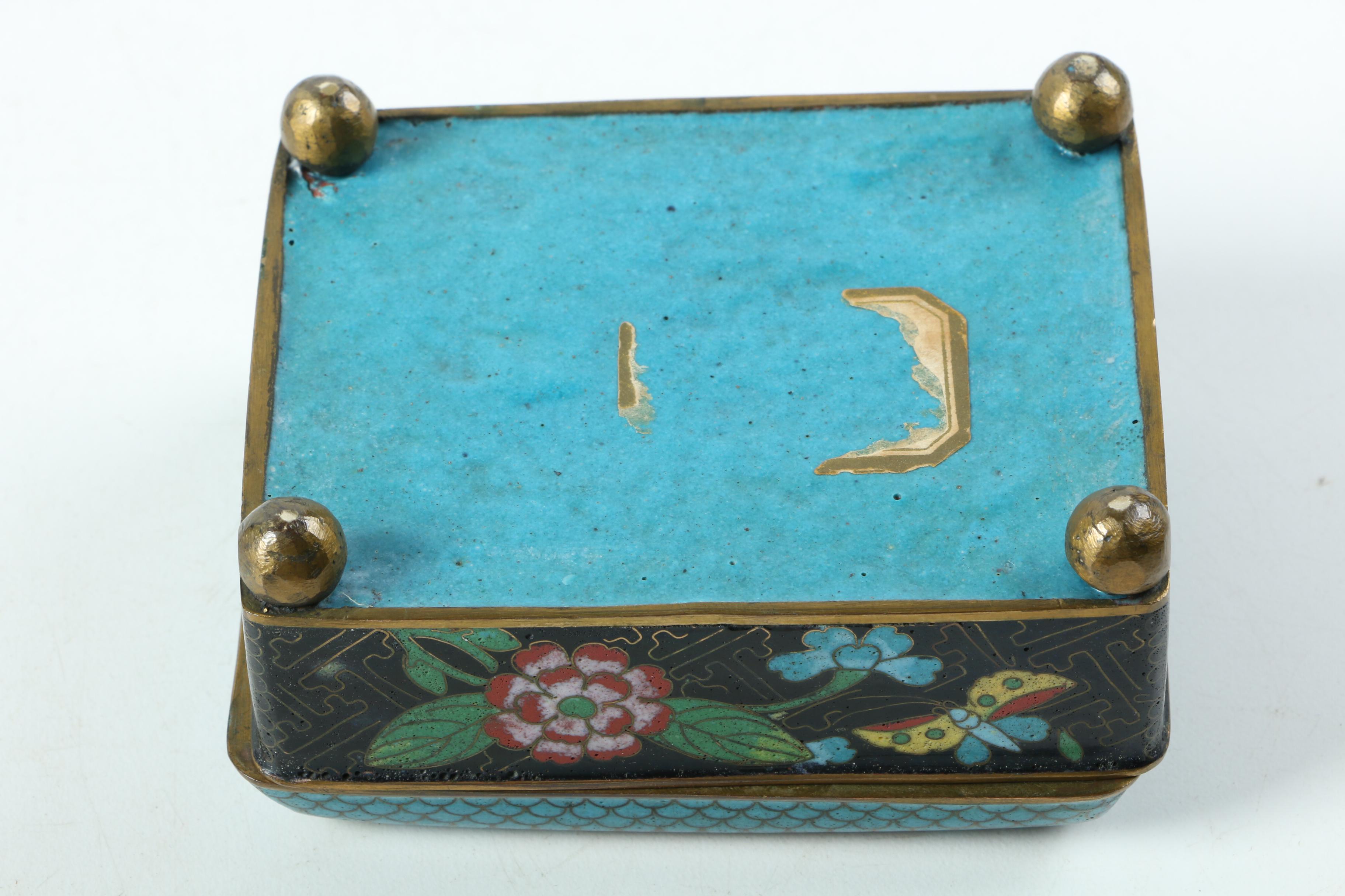 Cloisonné  Smoking Set