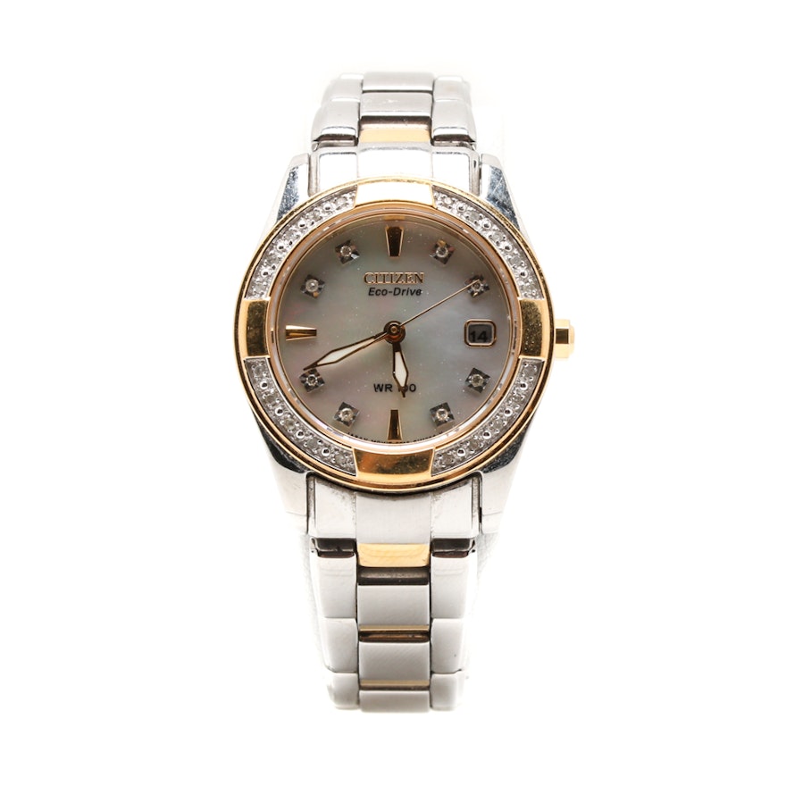 Citizen Eco-Drive Diamond Accent Wristwatch