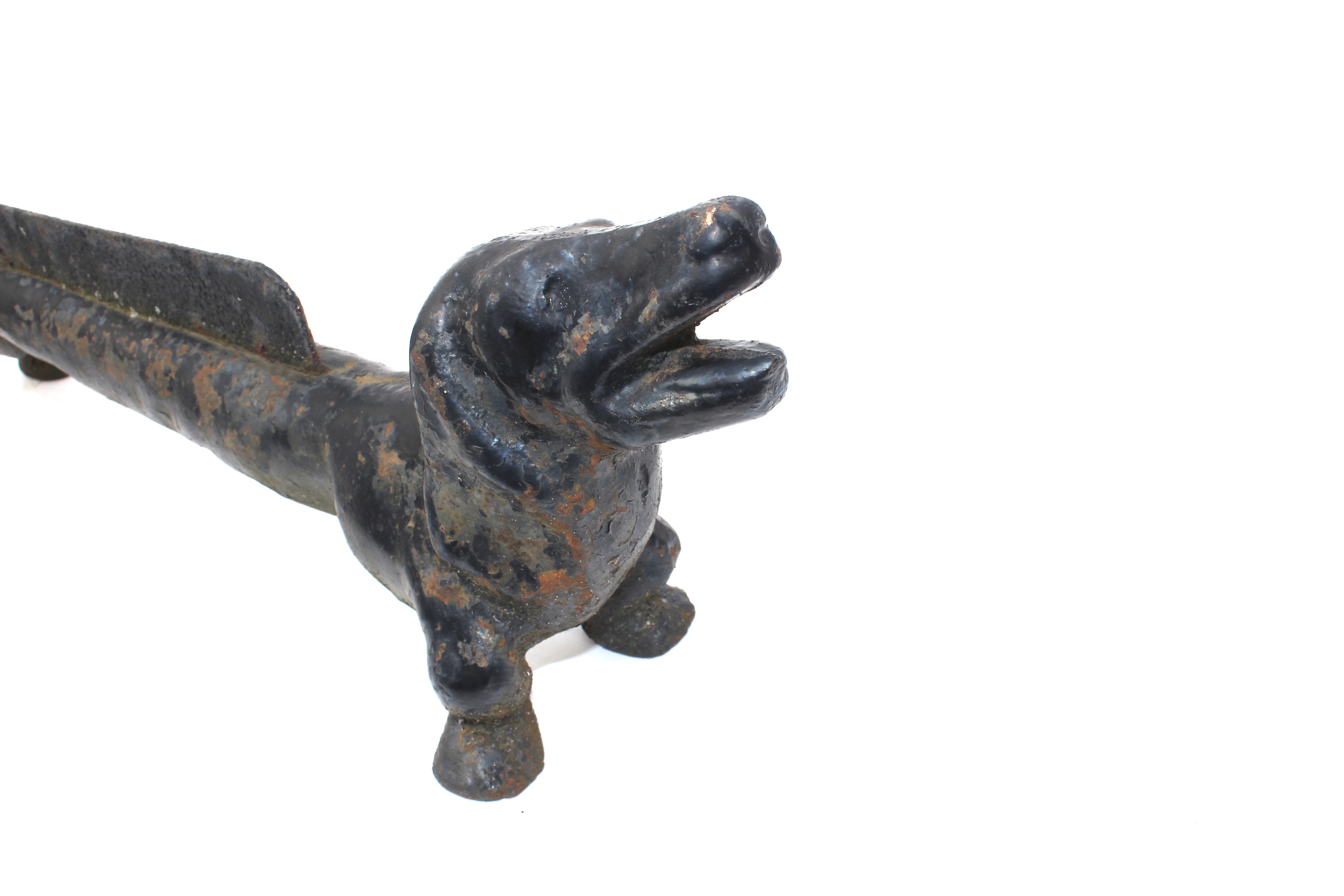 Antique Cast Iron Dachshund Boot Scraper