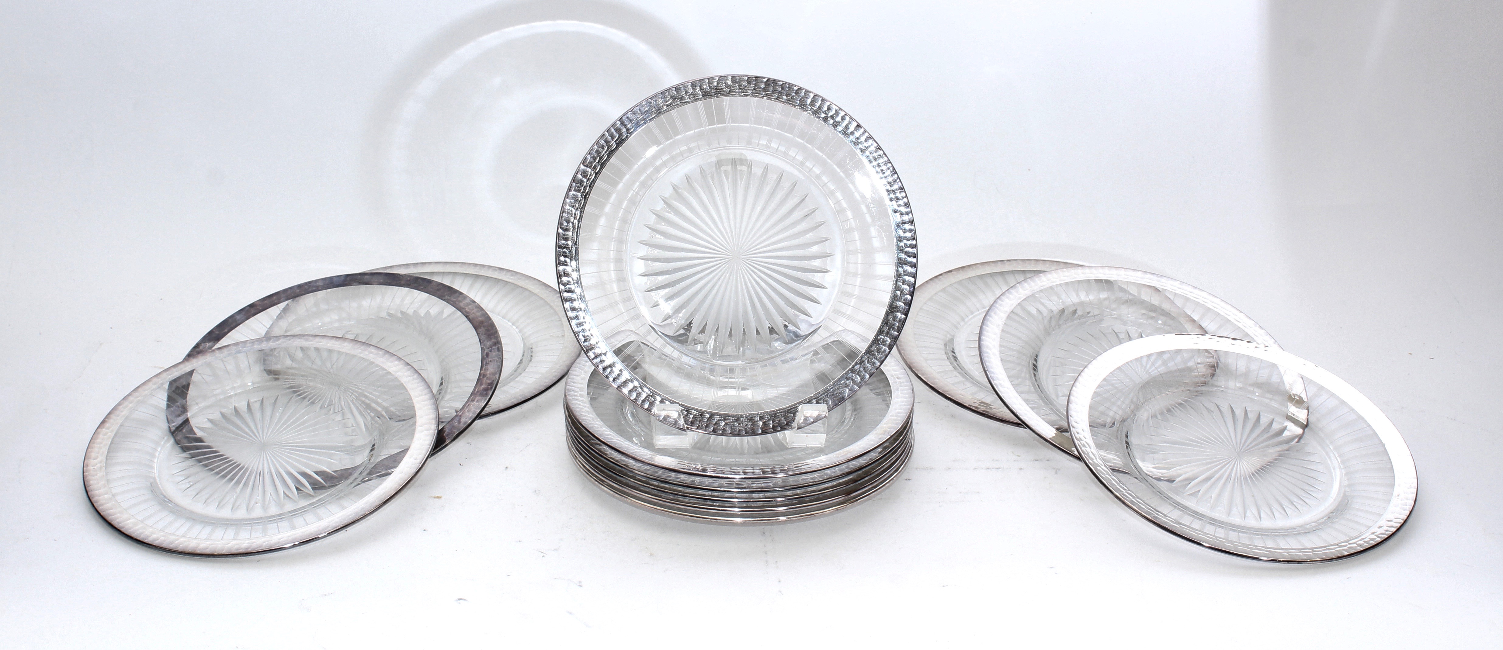 Vintage Glass and Silver Tone Tableware Including Dorothy Thorpe
