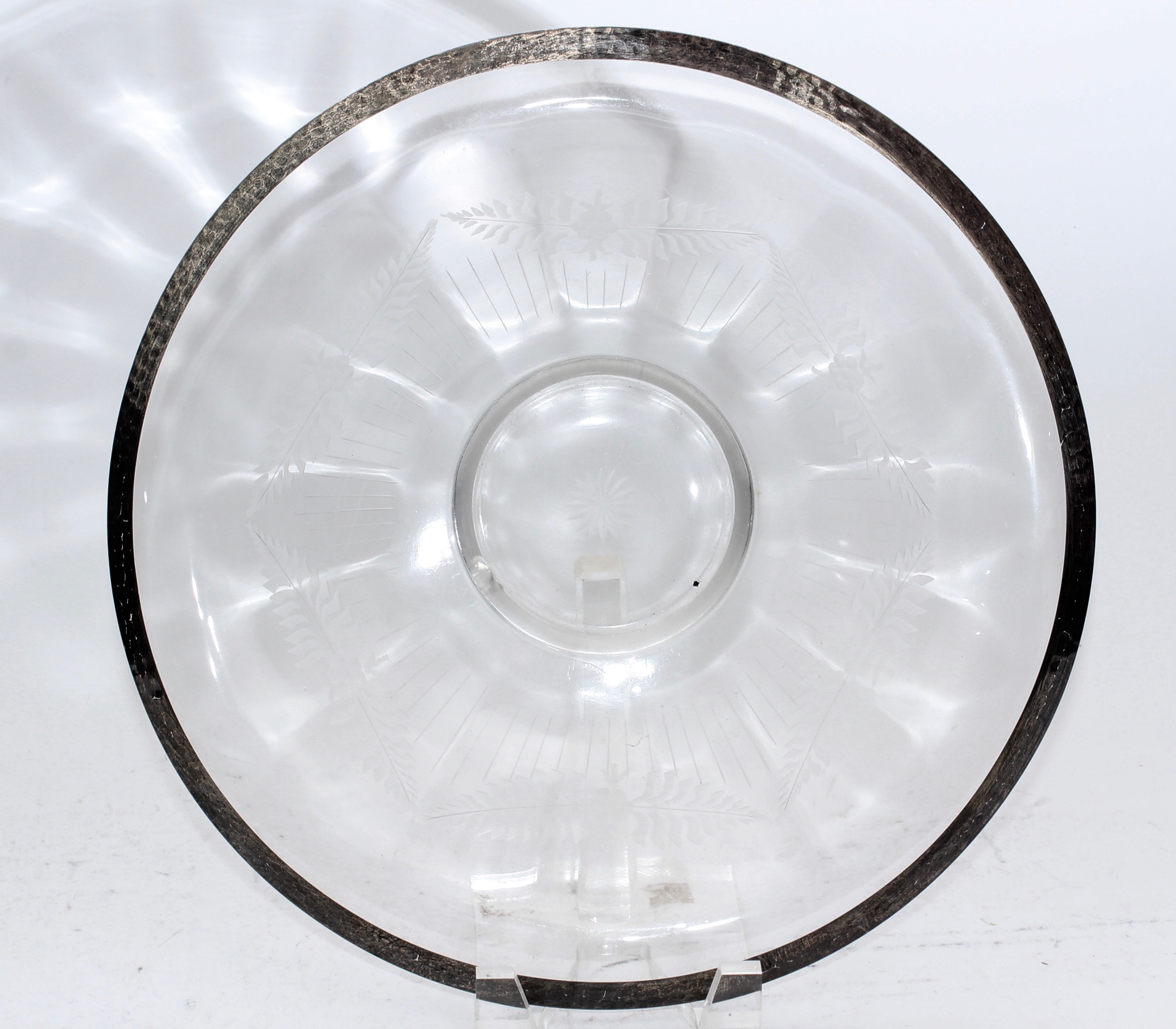 Vintage Glass and Silver Tone Tableware Including Dorothy Thorpe