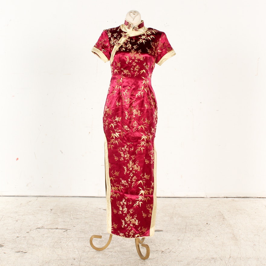 Splendid China Silk Cheongsam Dress
