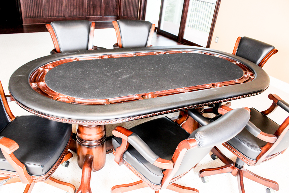Poker Table and Chairs by American Heritage Billiards
