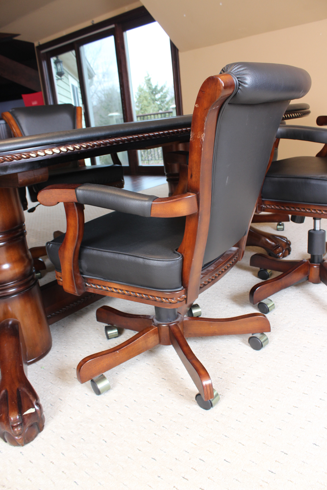 Poker Table and Chairs by American Heritage Billiards