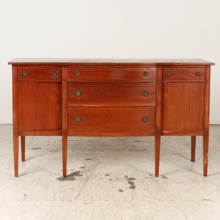 Vintage Federal Style Cherry Sideboard