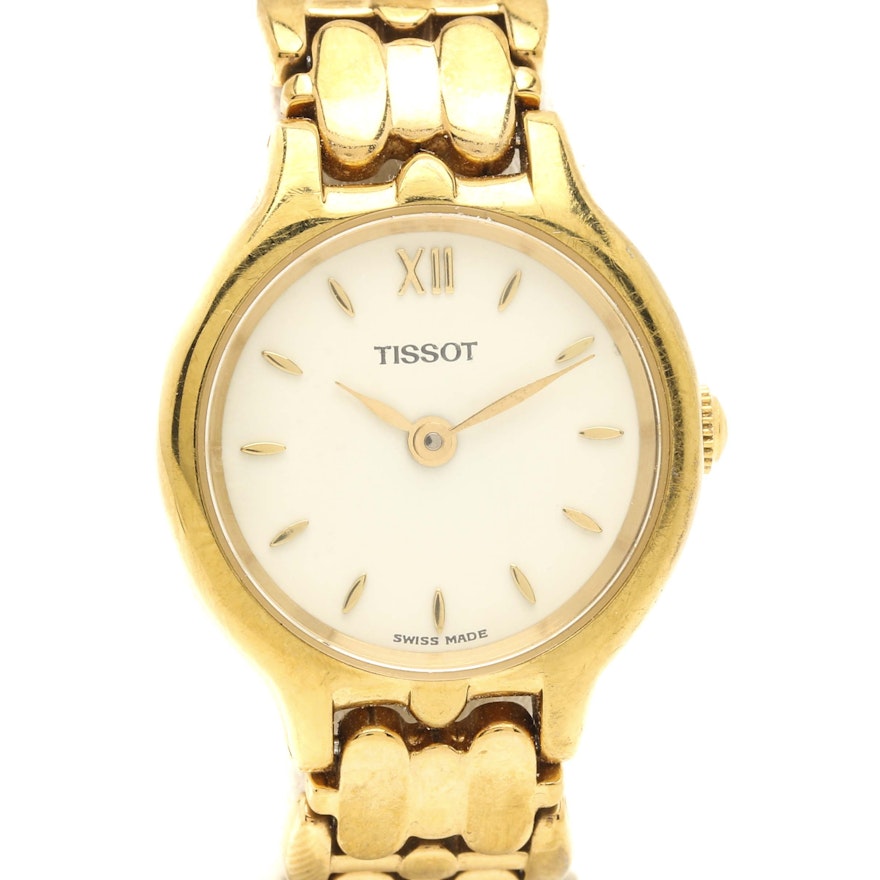 Tissot Gold Tone Stainless Steel Wristwatch