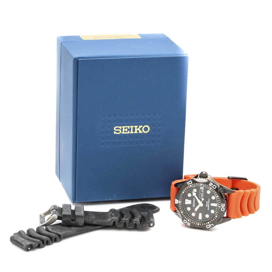 Seiko Solar Divers Wristwatch