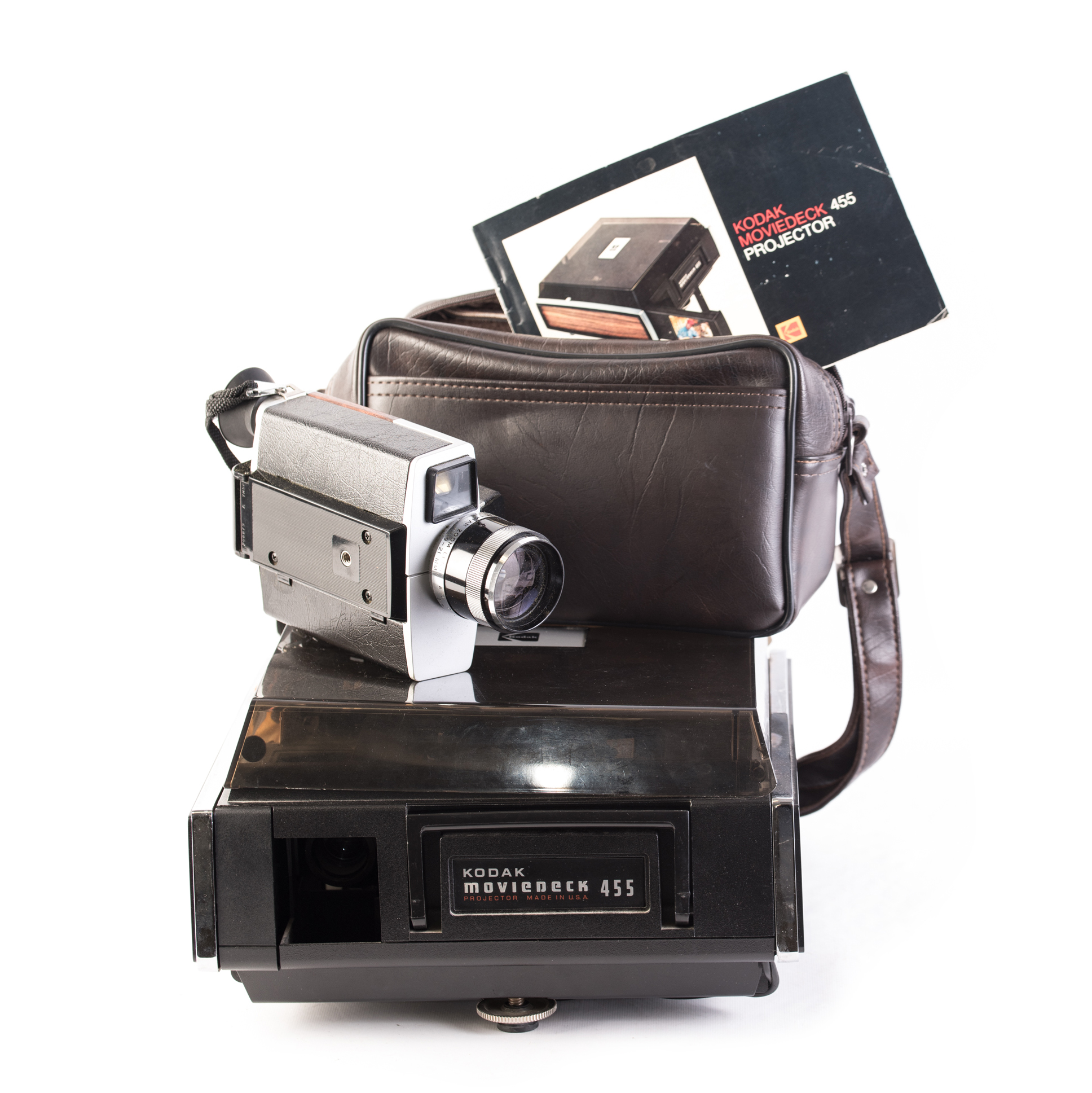 Vintage Kodak XL 360 Movie Camera and a Kodak Moviedeck 455 Projector