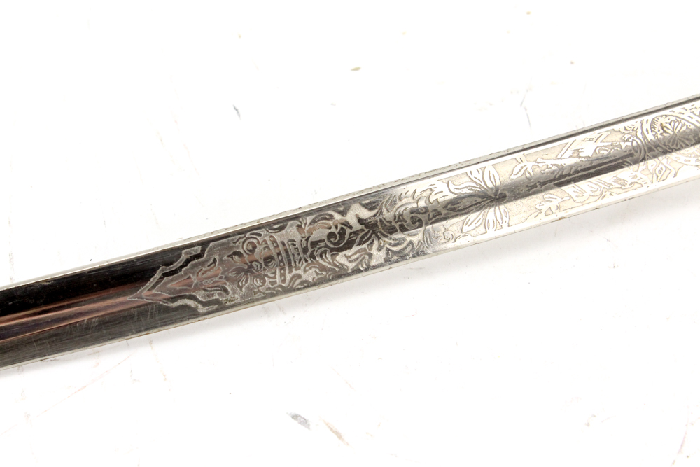 1902 Model US Cavalry Saber by N.S. Meyer with Steel Scabbard