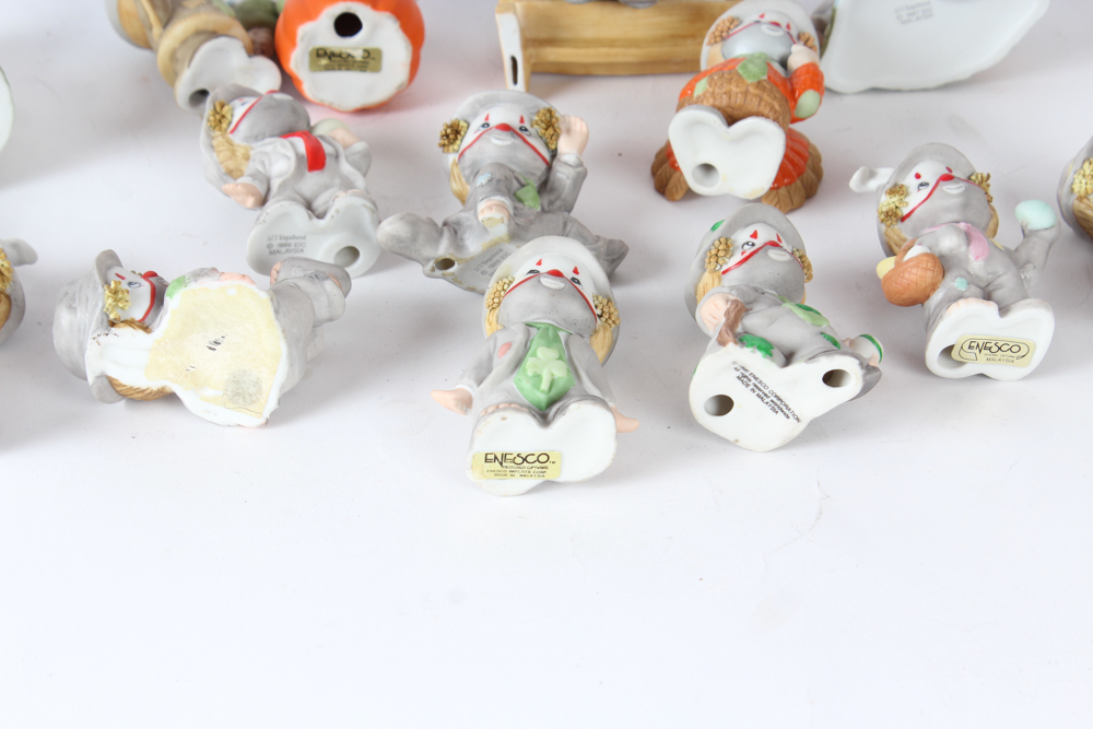 Porcelain Li'l Vagabond Clown Figurines