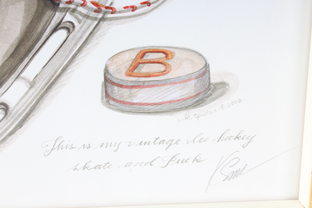 K. Spicher Signed "Sports" Series