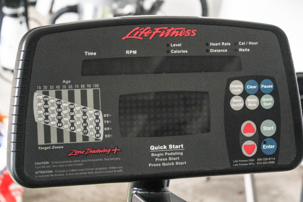 Life Fitness "Life Cycle R9" Stationary Bike