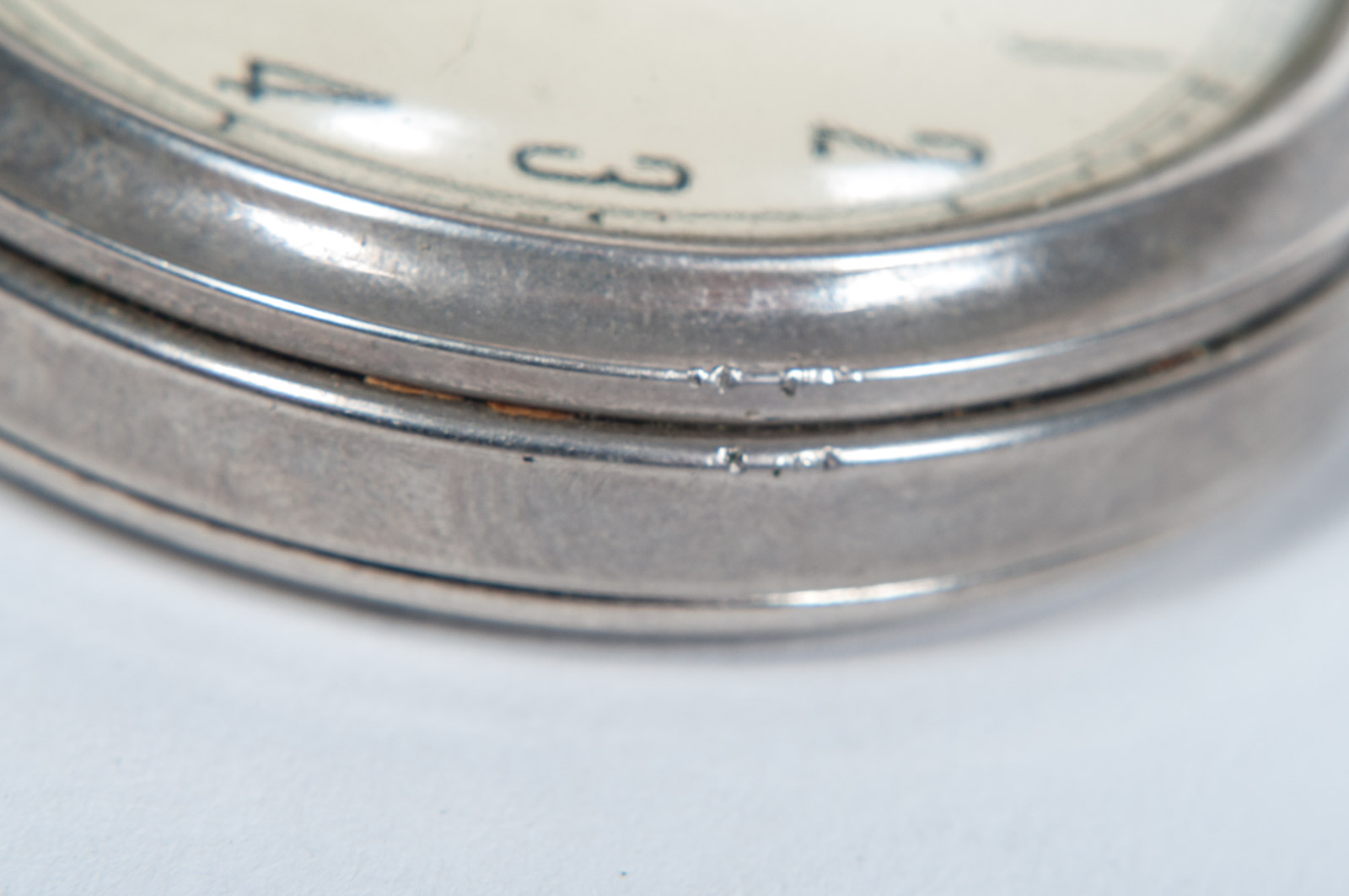 Vintage Elgin Pin Watch with Glass Crystals and Westclox Open Face Pocket Watch