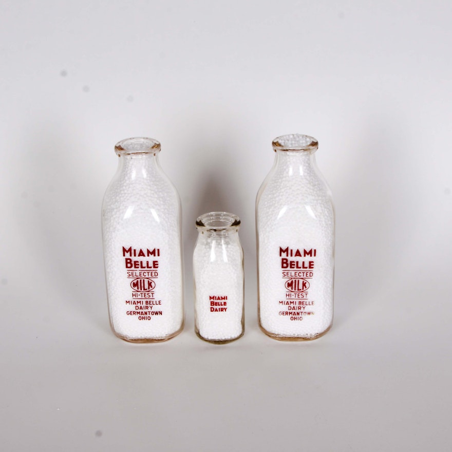 Miami Belle Dairy Milk Bottles