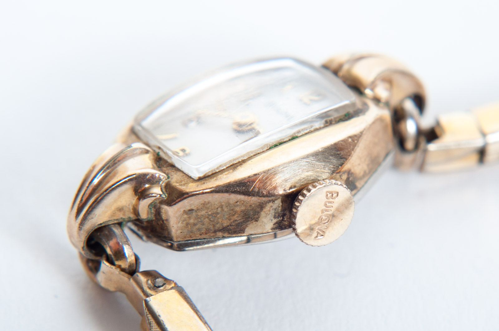 Vintage Bulova Yellow-Toned Stem Wind and Hamilton 14K Gold-Filled Watches