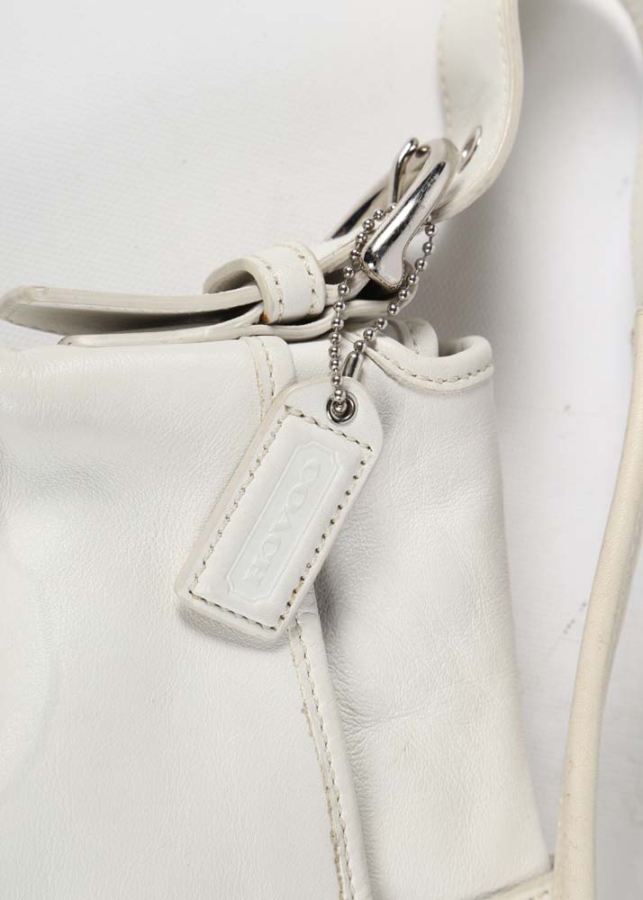 Coach White Leather Soho Hobo Bag