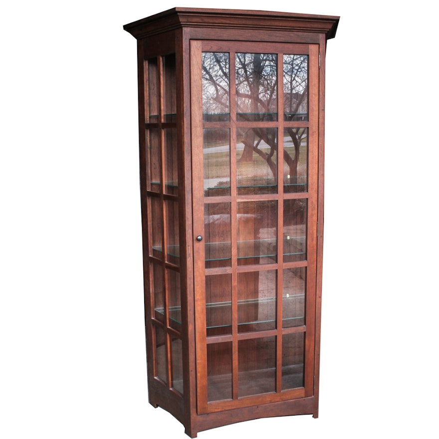 Amish Heritage Furniture Walnut Curio Cabinet