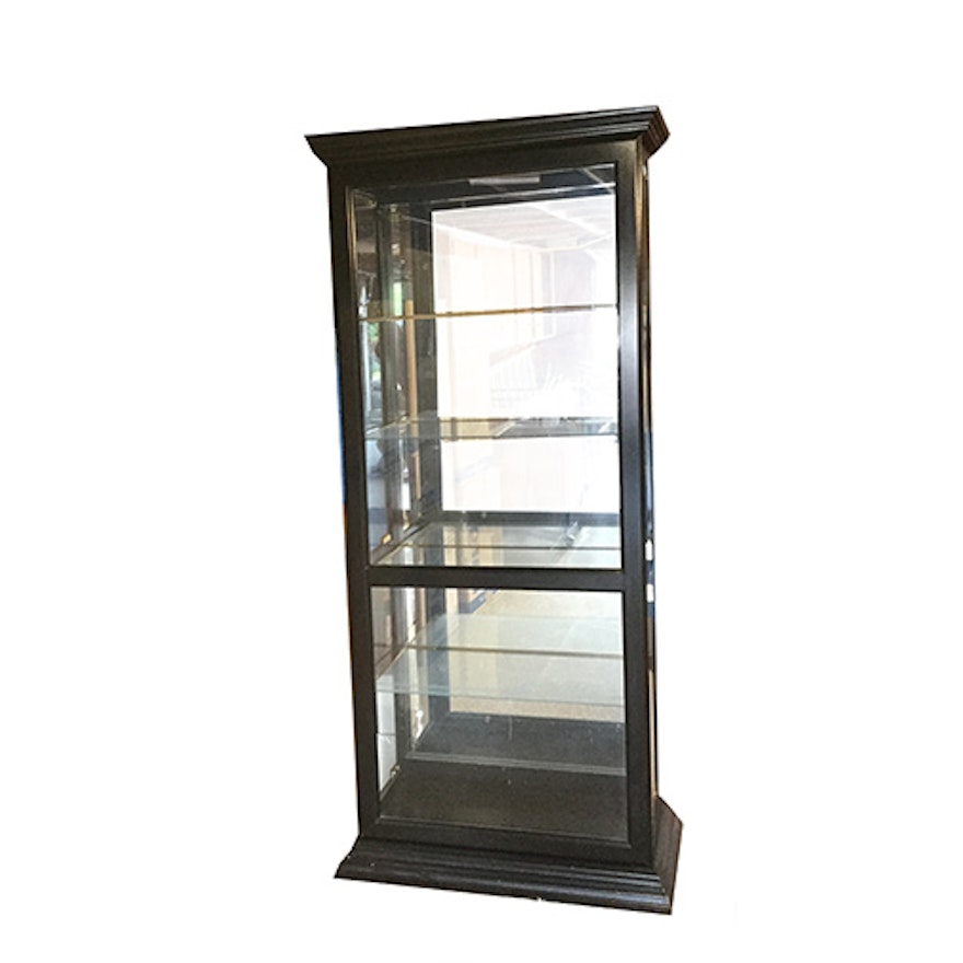 Contemporary Glass Curio Cabinet