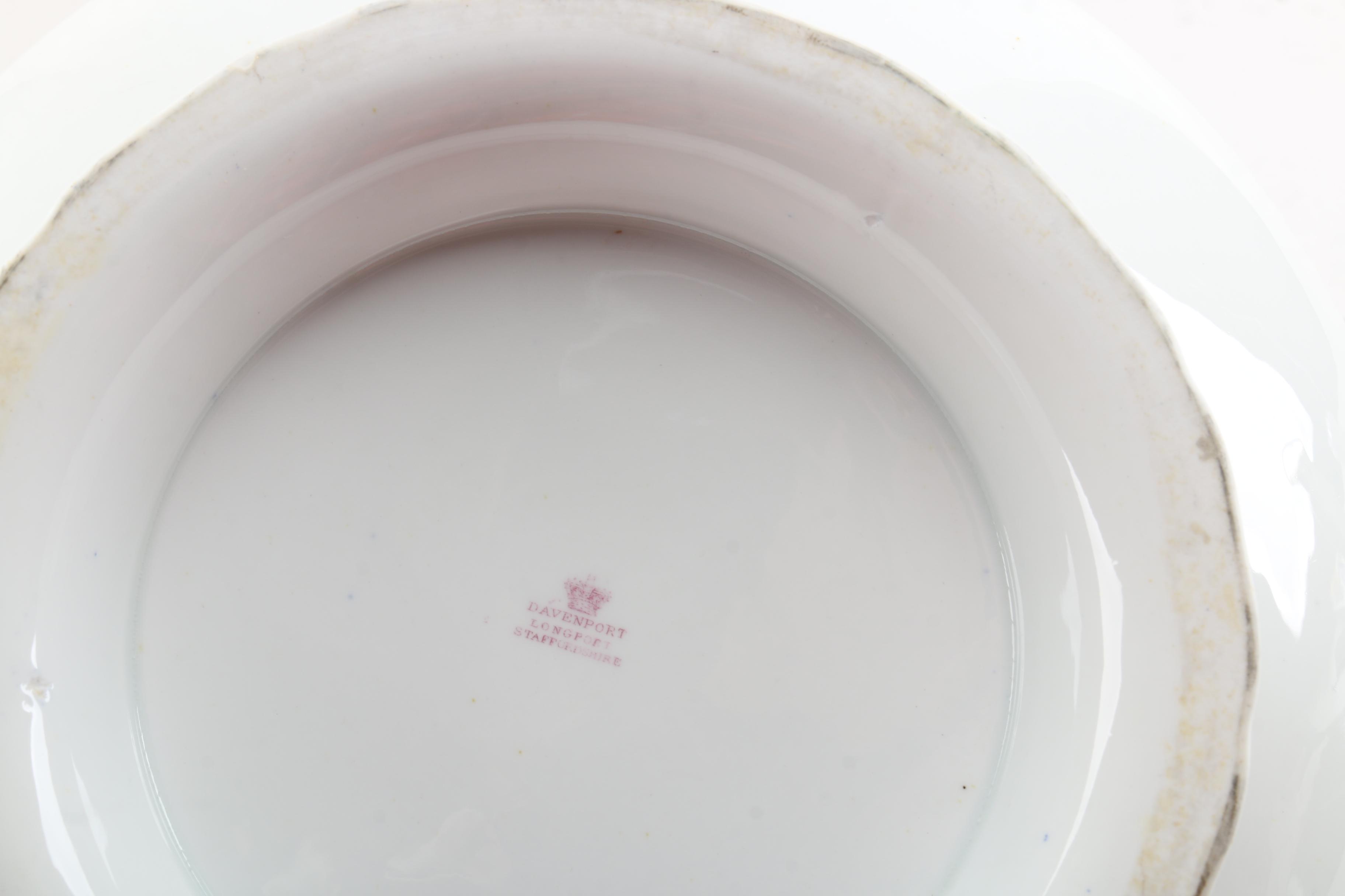 Late 19th-Century Davenport Porcelain Tureen