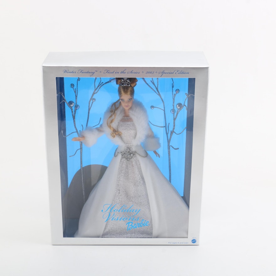 2003 Mattel Winter Fantasy "Holiday Visions" Barbie Doll